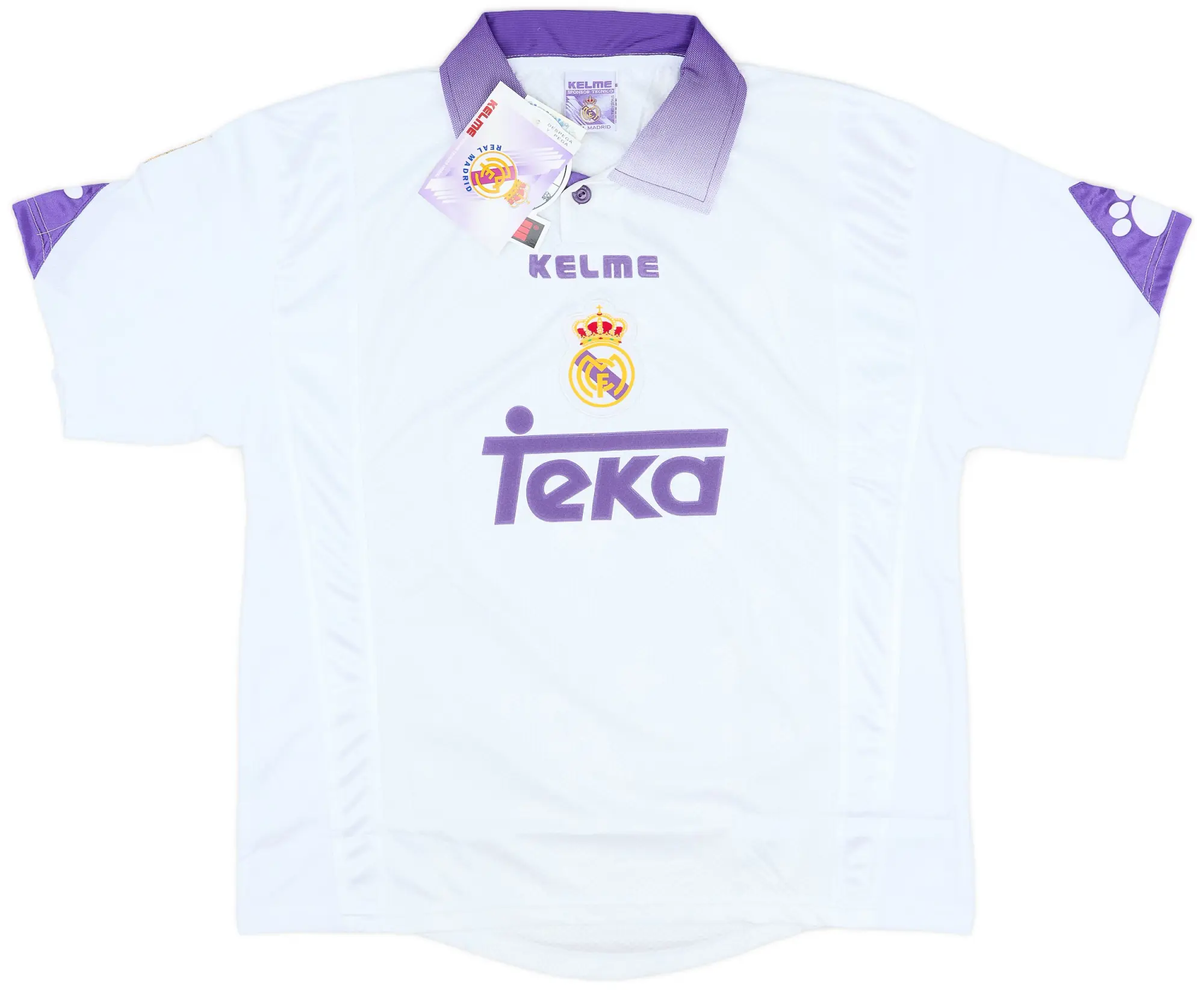 Kelme 1997-98 Real Madrid Home Shirt (L)