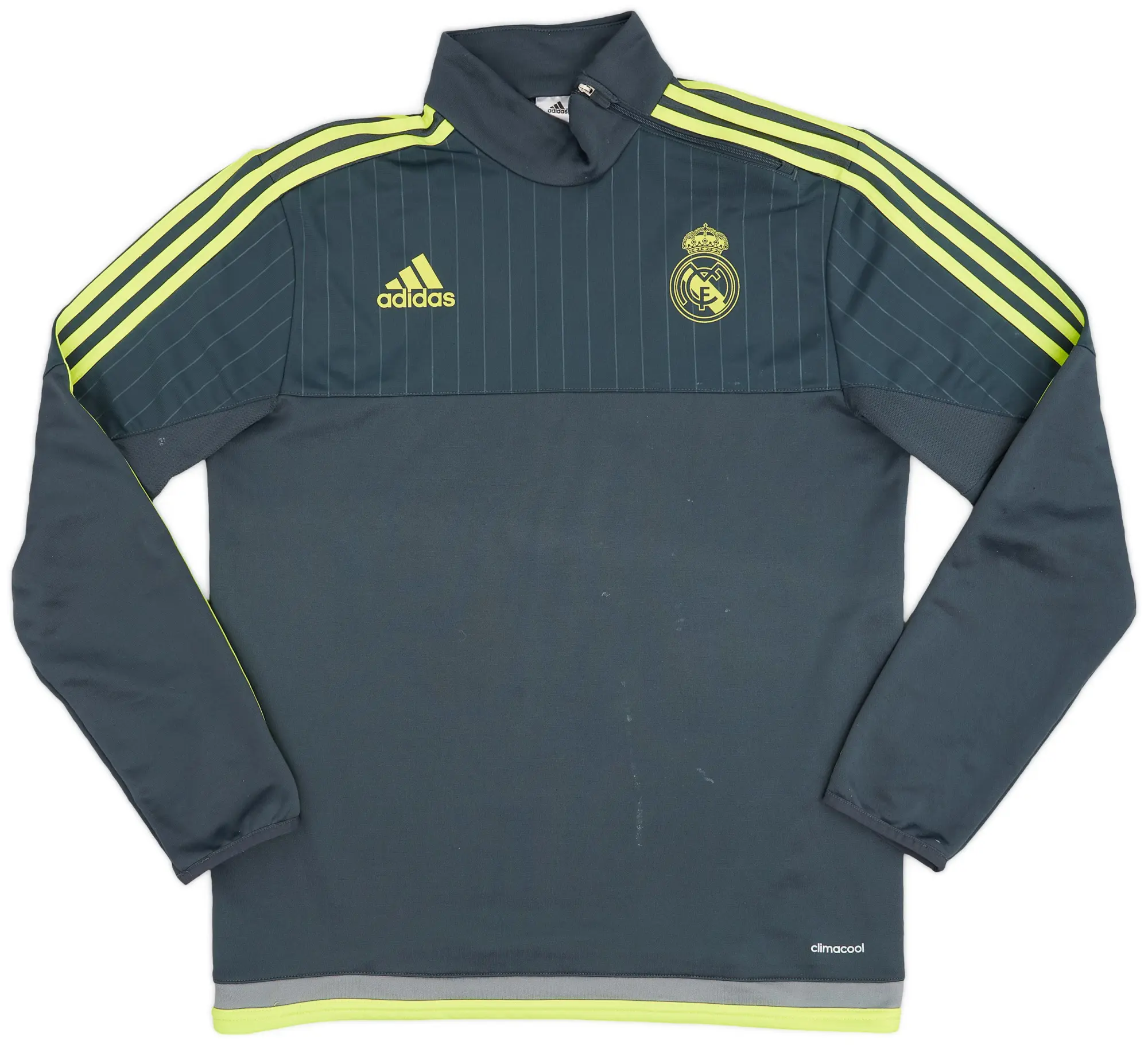 2015-16 Real Madrid adidas 1/4 Zip Drill Top - 6/10 - (M)