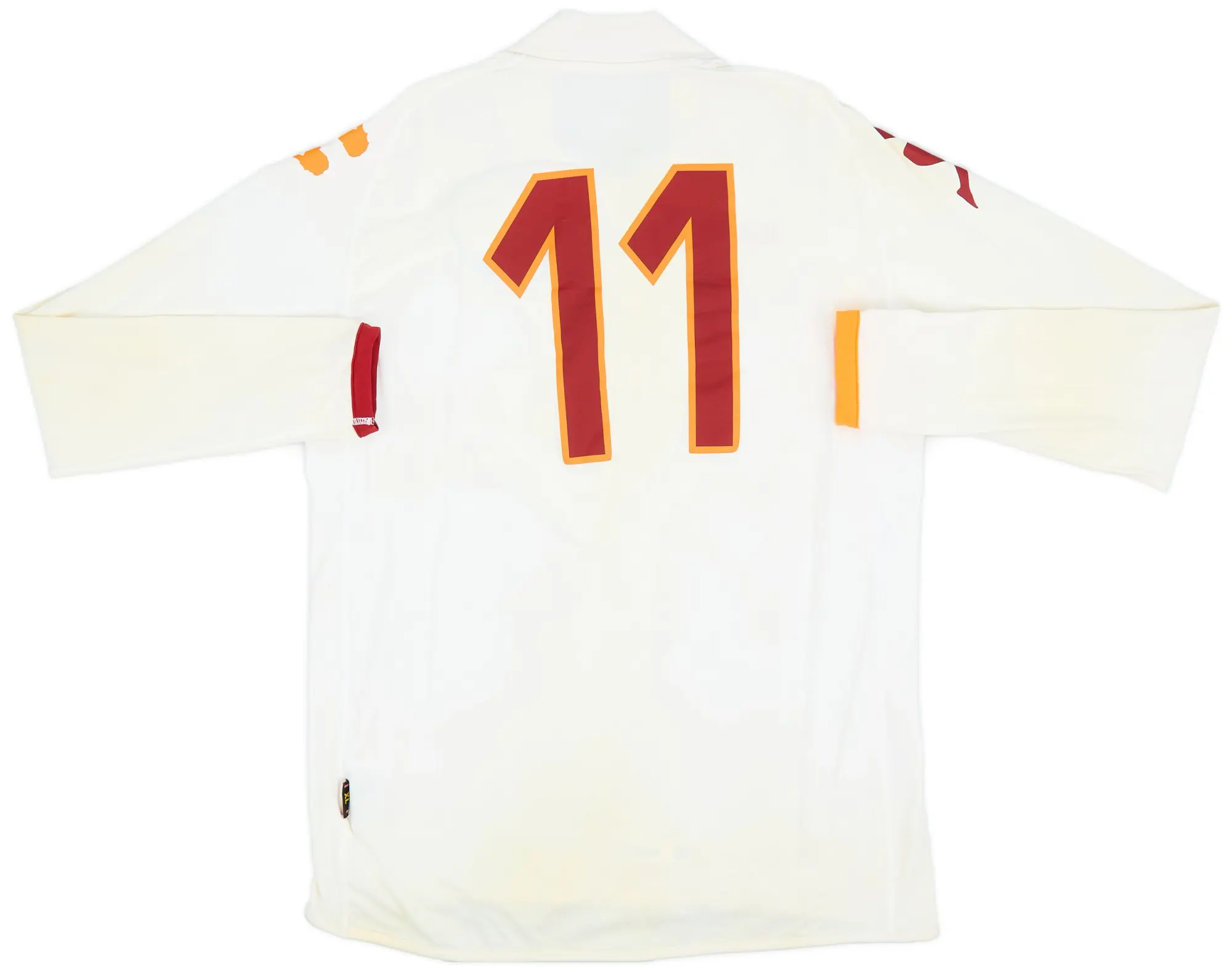 Kappa 2008-09 Roma Away Shirt #11 - 7/10 - (XL)