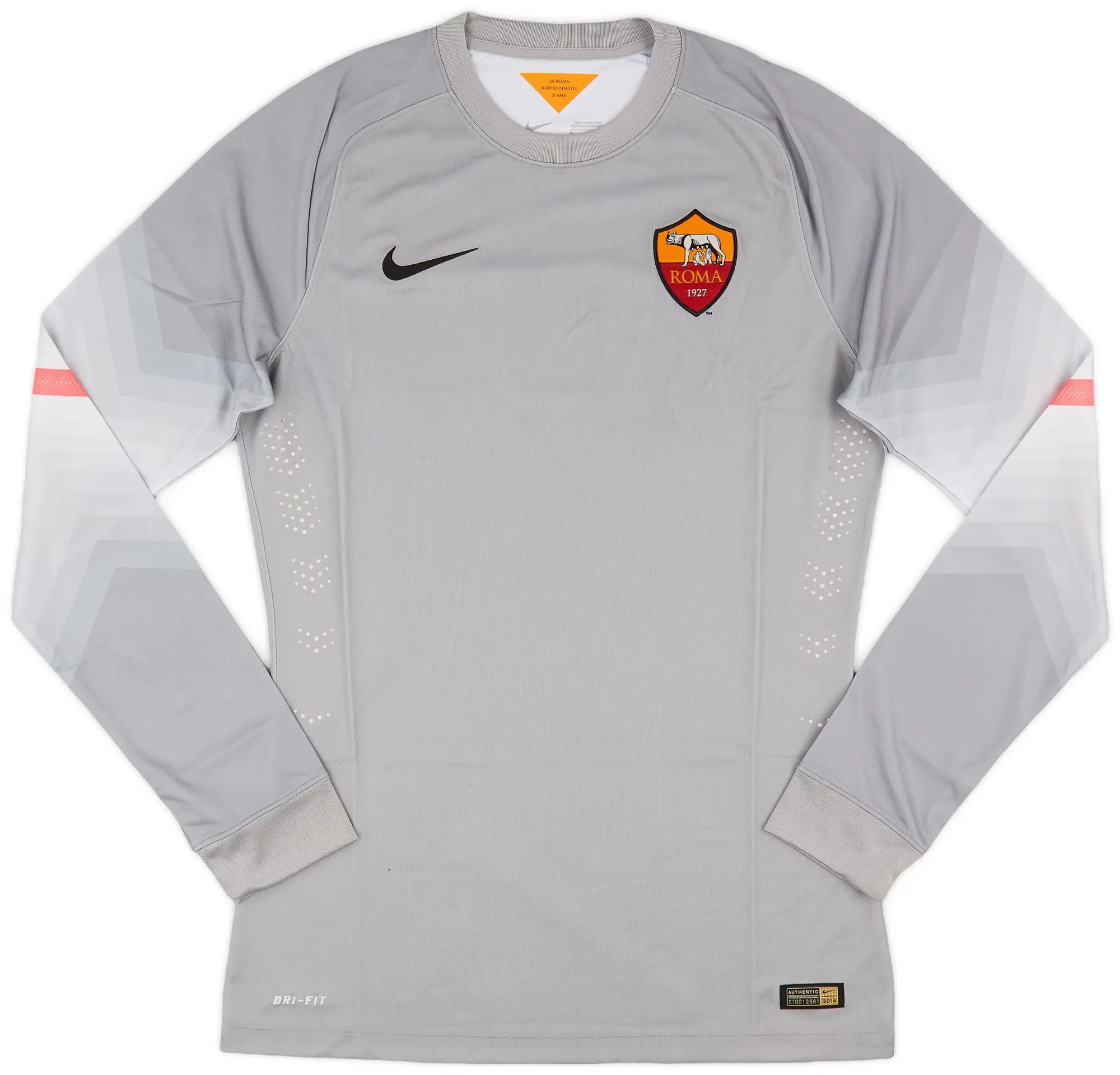 Nike 2014-15 Roma Player Issue GK Shirt - 8/10 - (M)