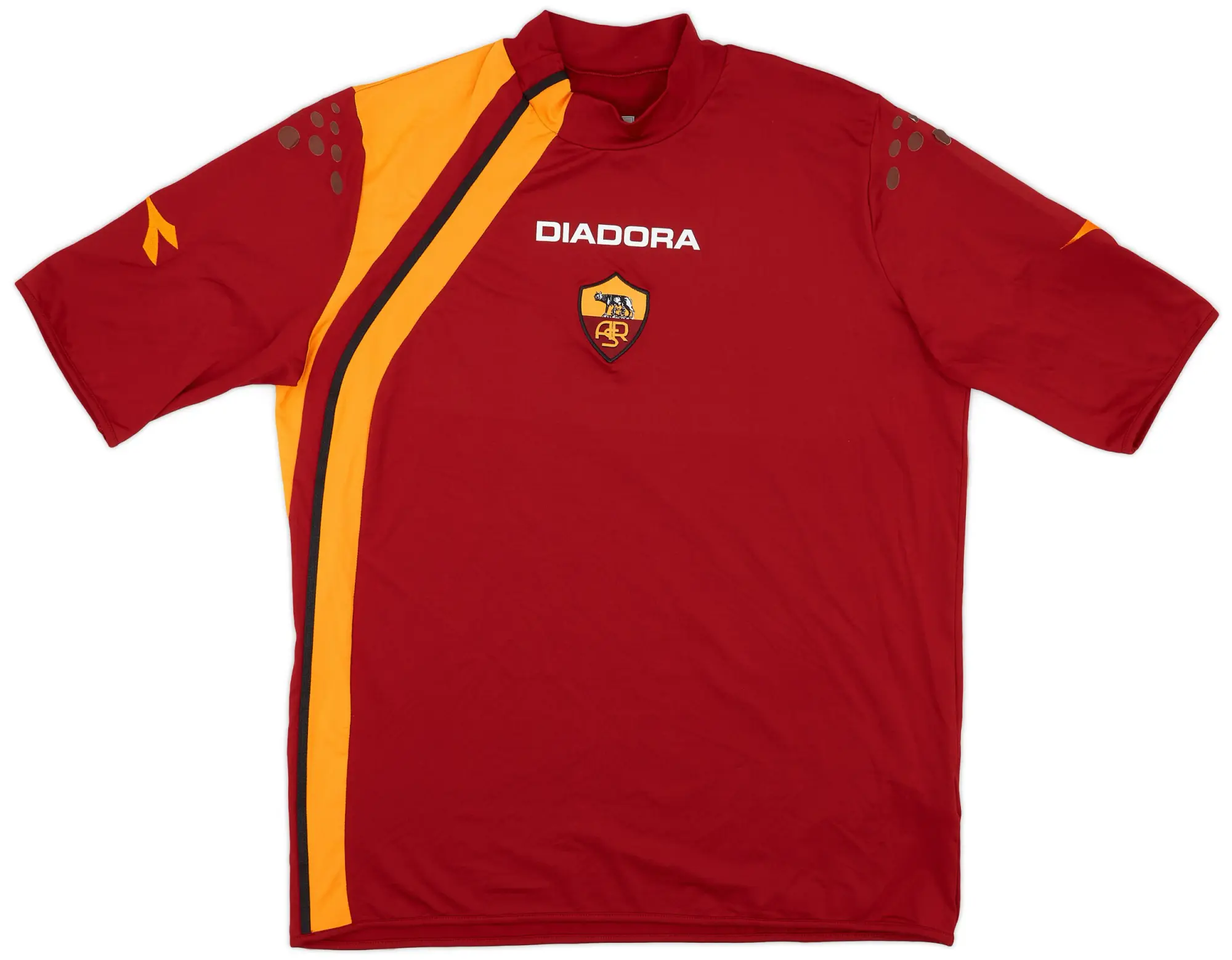 Diadora 2005-06 Roma Home Shirt - 6/10 - (XL)
