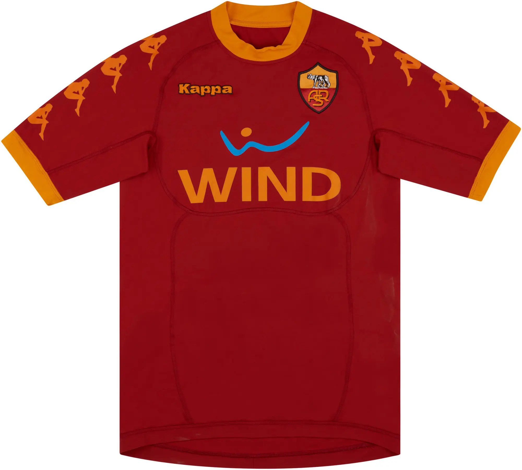 Kappa 2010-11 Roma Home Shirt #15 - 9/10 - (S)