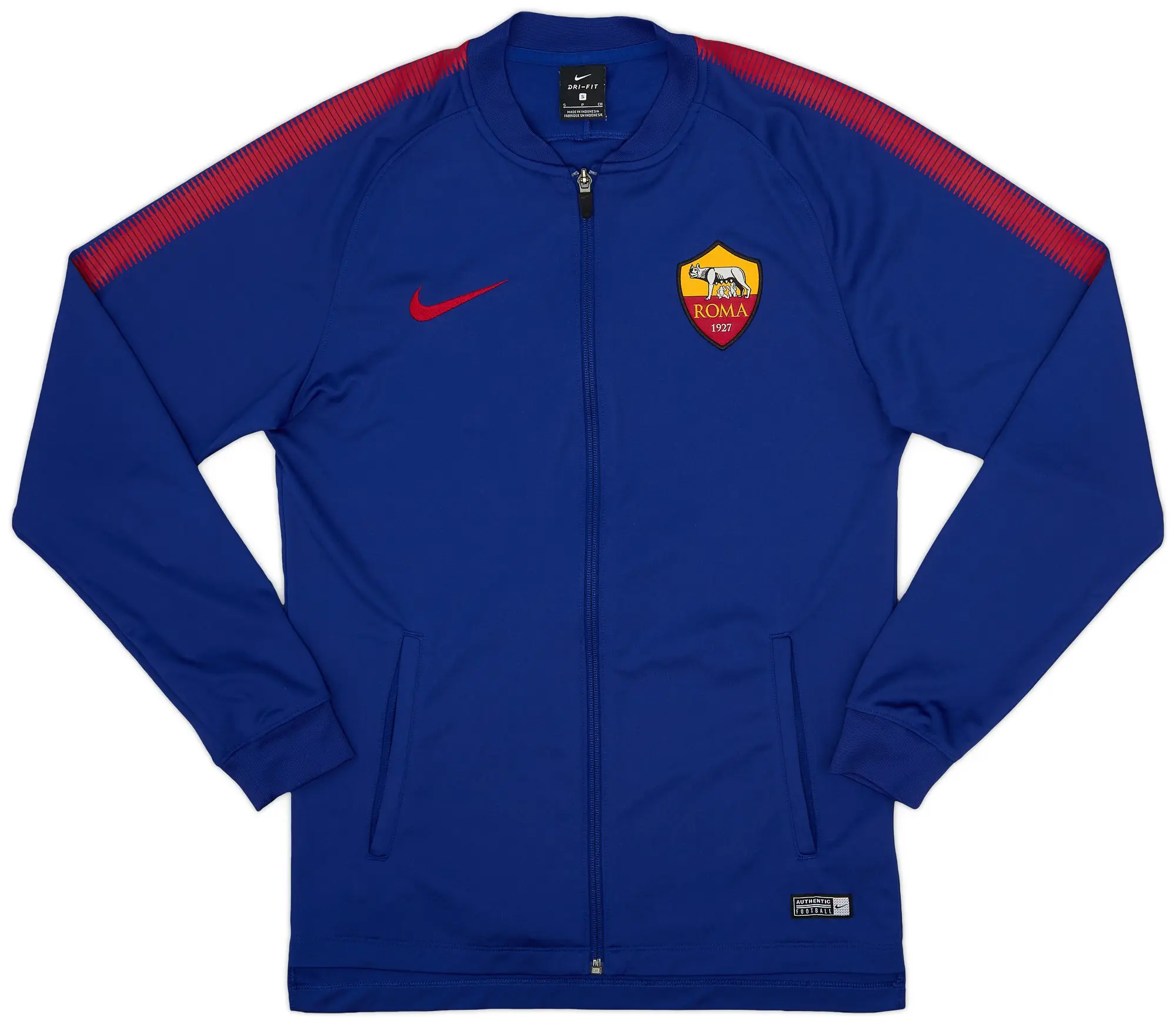 2017-18 Roma Nike Track Jacket - 9/10 - (S)