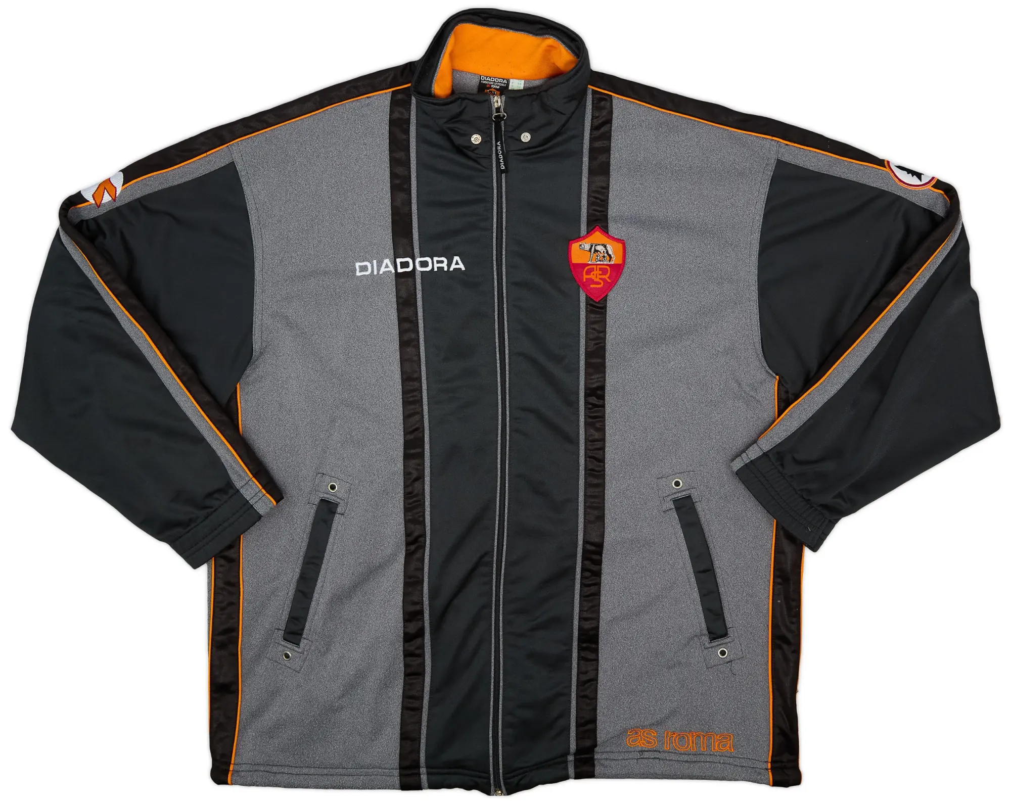 1999-00 Roma Diadora Track Jacket - 9/10 - (L)