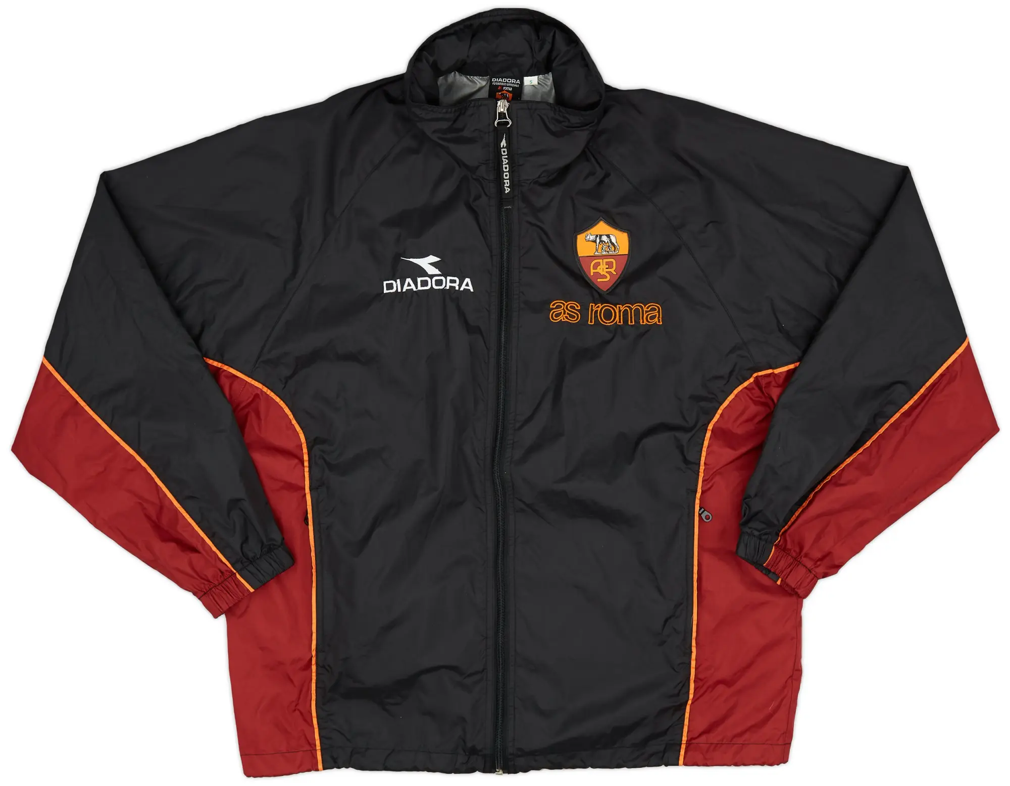 1999-00 Roma Diadora Hooded Rain Jacket - 9/10 - (S)