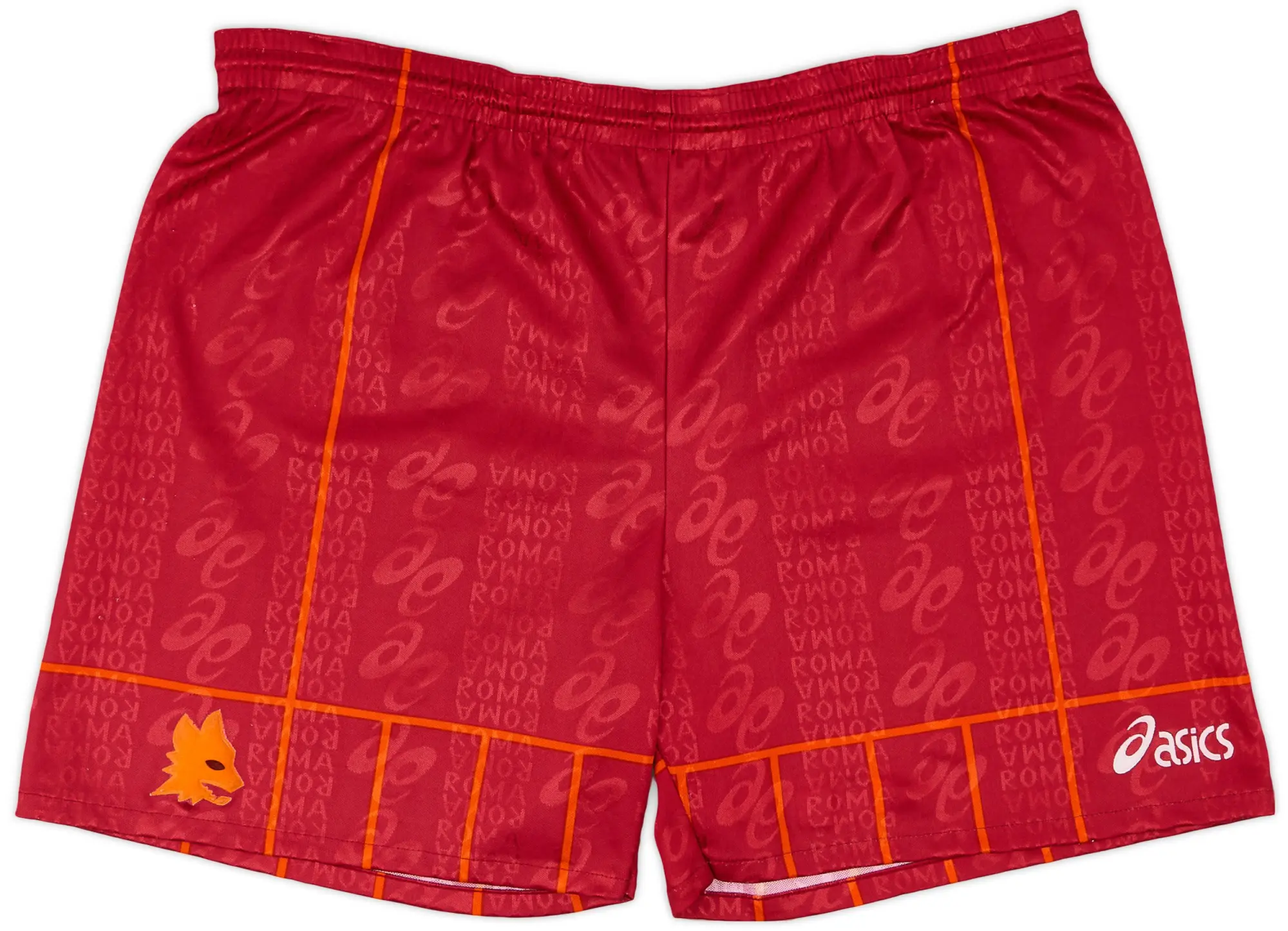 Asics 1996-97 Roma Home Shorts - 6/10 - (XL)