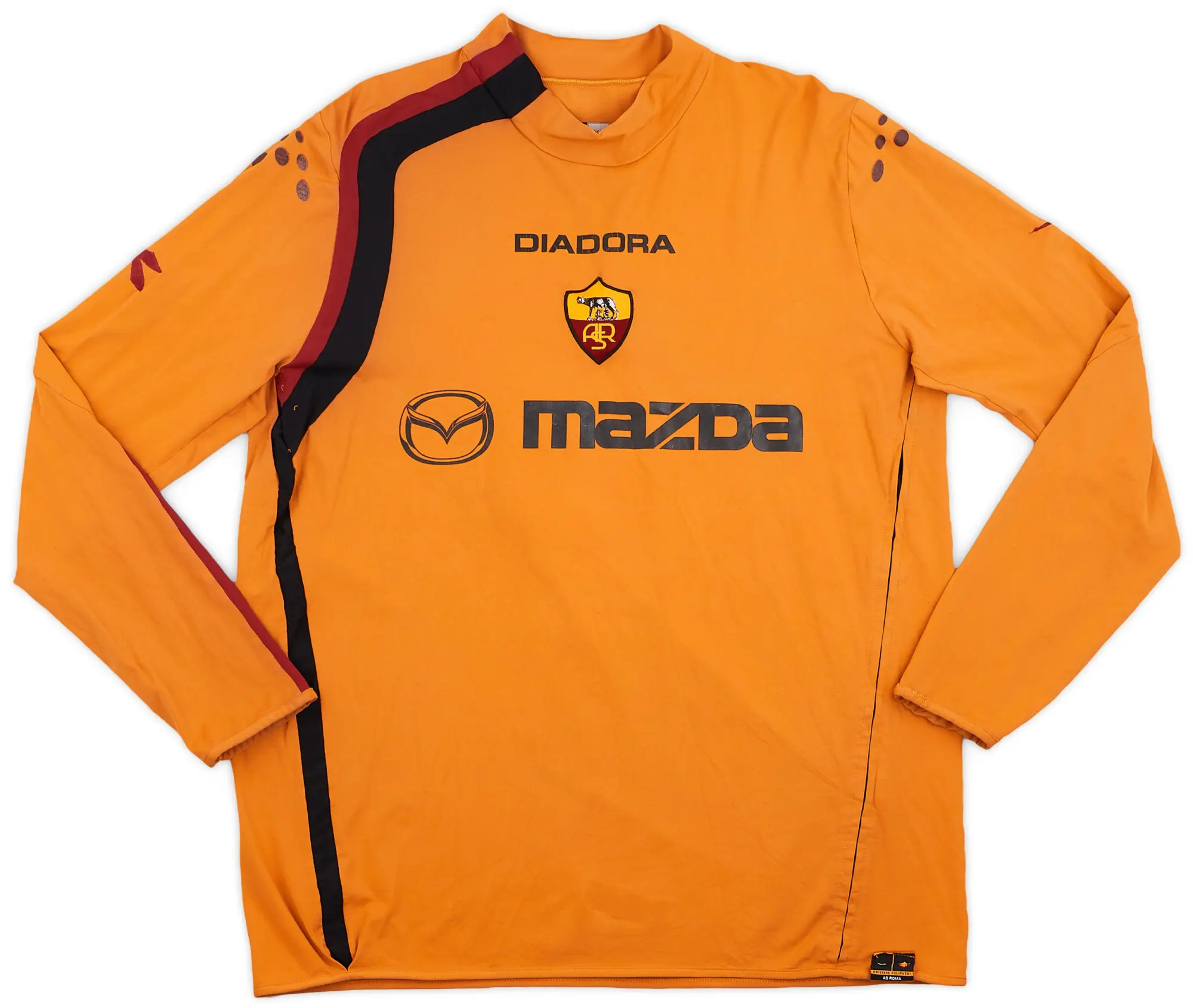 Diadora 2004-05 Roma Third L/S Shirt #6 - 5/10 - (XL)