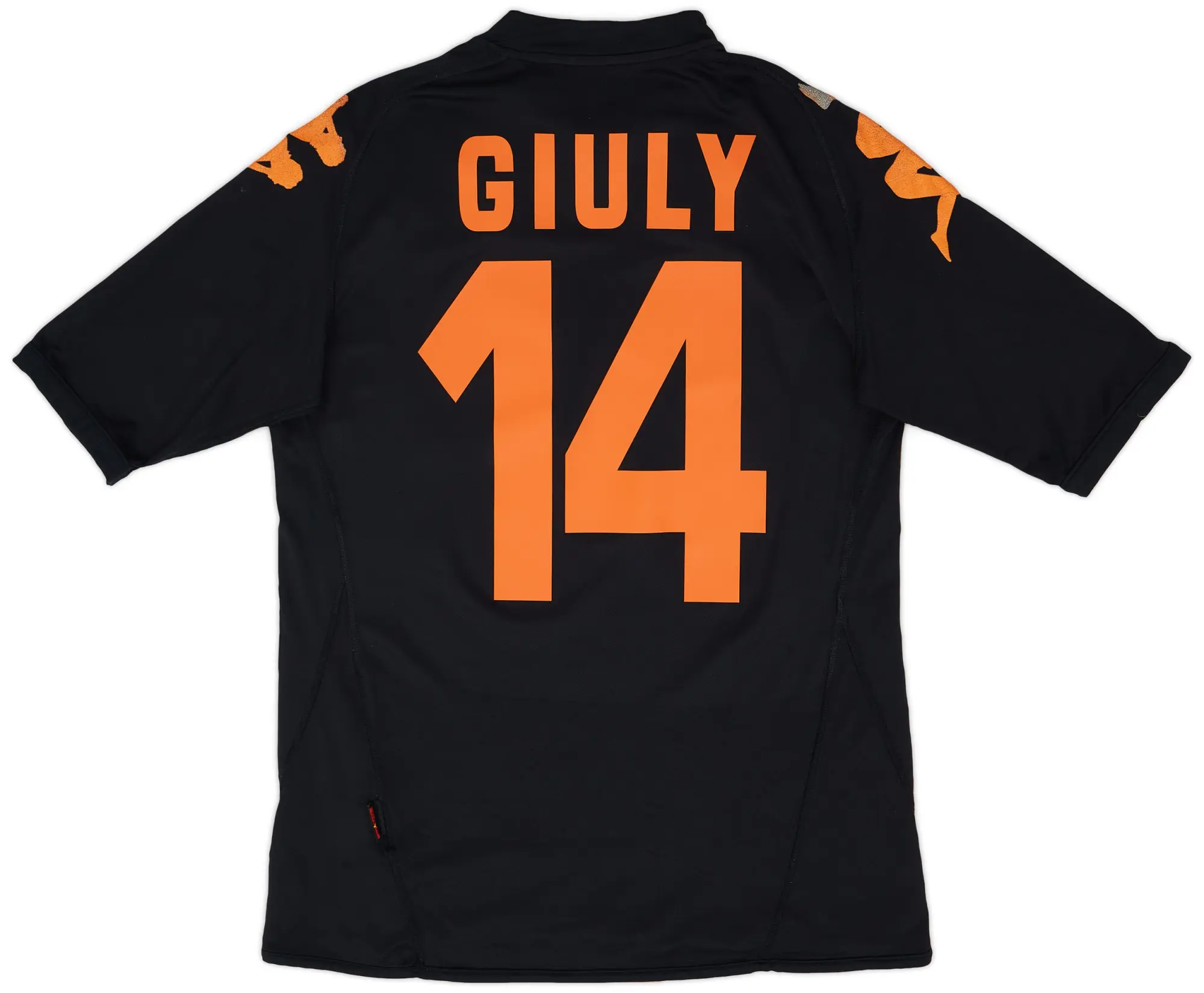 Kappa 2007-08 Roma Third Shirt Giuly #14 - 6/10 - (XL)