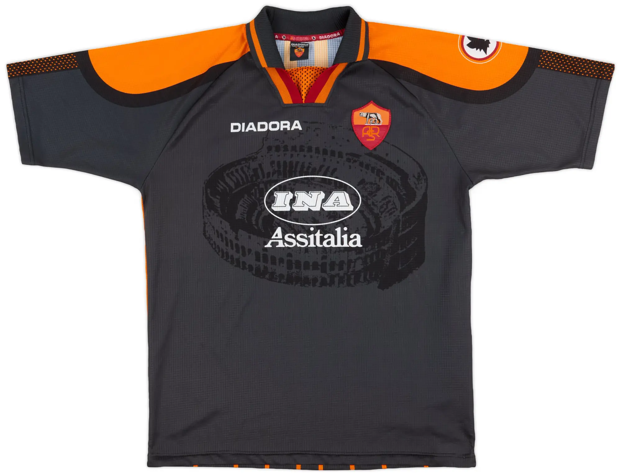 Diadora 1997-98 Roma Third Shirt - 9/10 - (L)