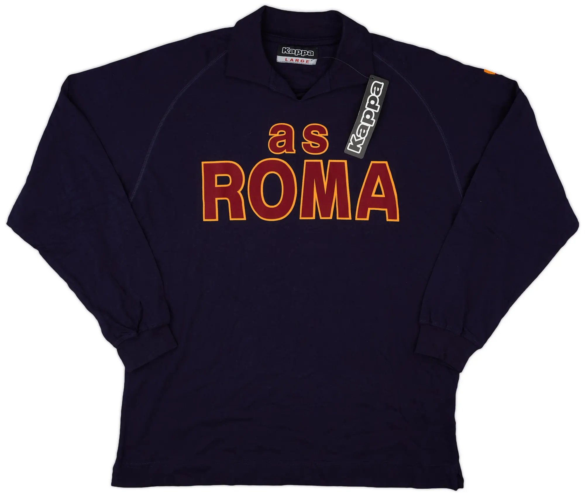 2003-04 Roma Kappa Polo L/S Shirt (L)