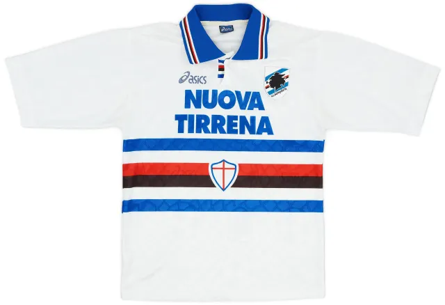 Soccer Jerseys Sampdoria Third Kit Sampdoria T Shirt Asics 1995-96