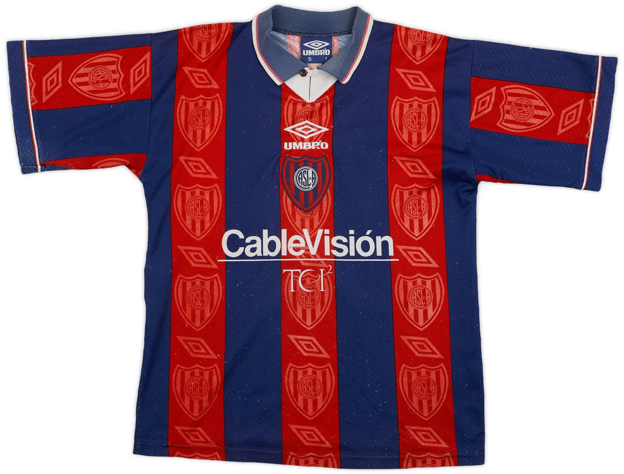 Umbro 1996 San Lorenzo Home Shirt - 7/10 - (S)