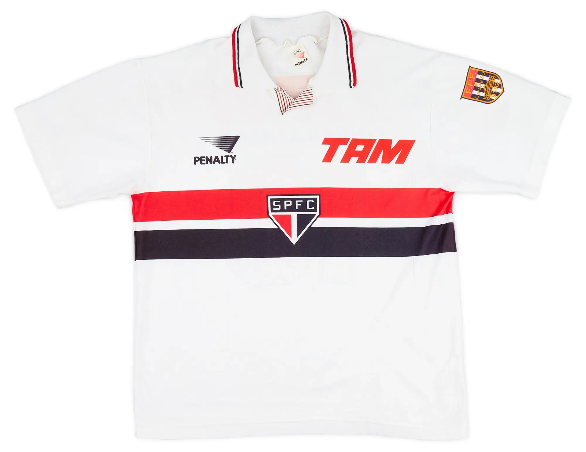 1992 Sao Paulo Home Shirt #10 (Rai) - 7/10 - (L)