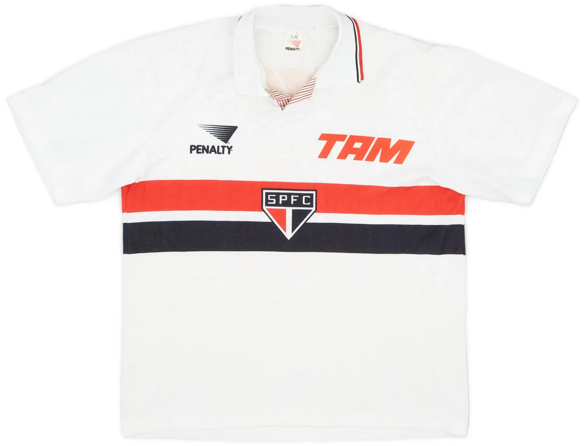 1993 Sao Paulo Home Shirt #10 - 8/10 - (L)