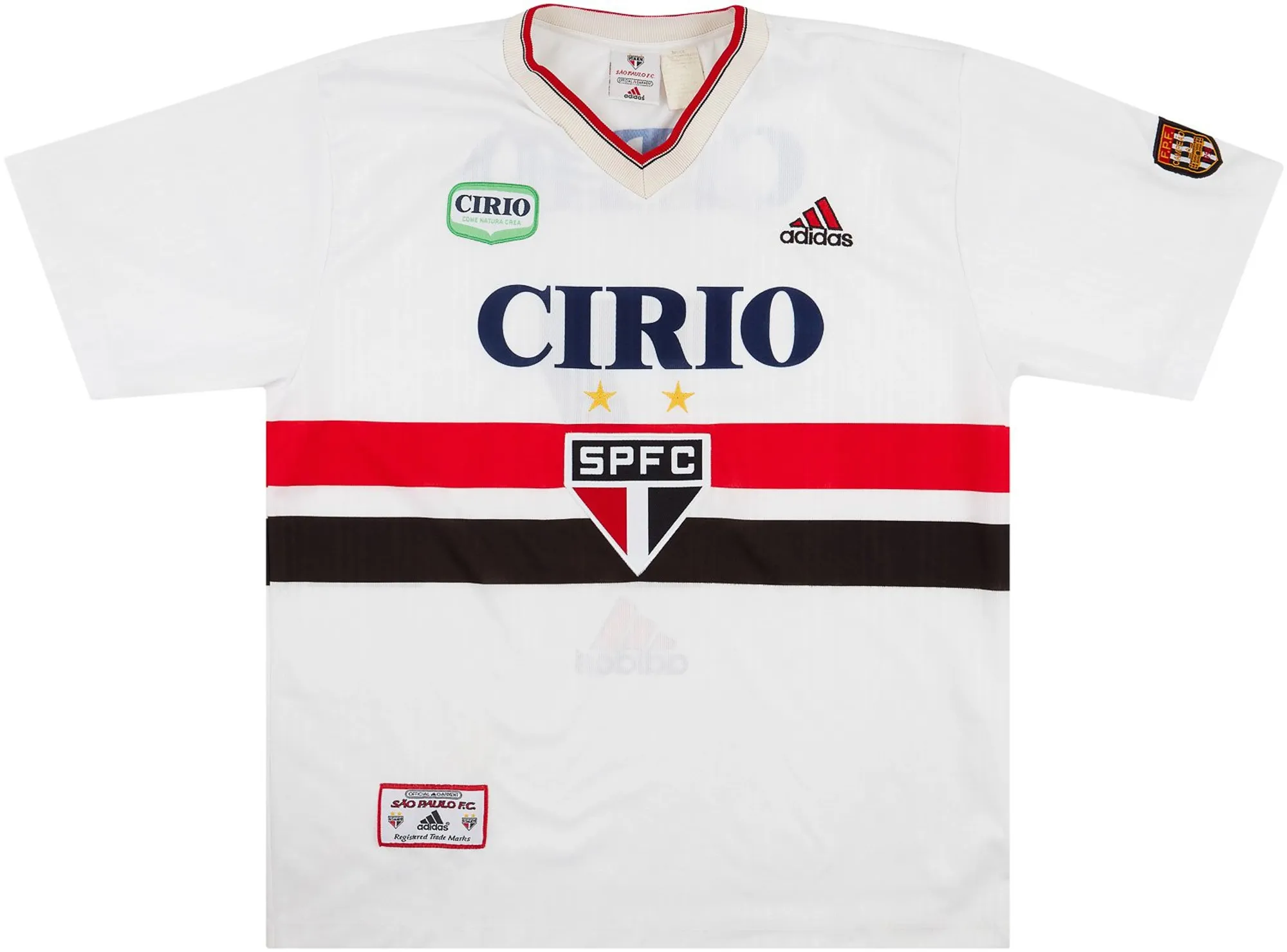 adidas Sao Paulo Mens SS Home Shirt 1998/99
