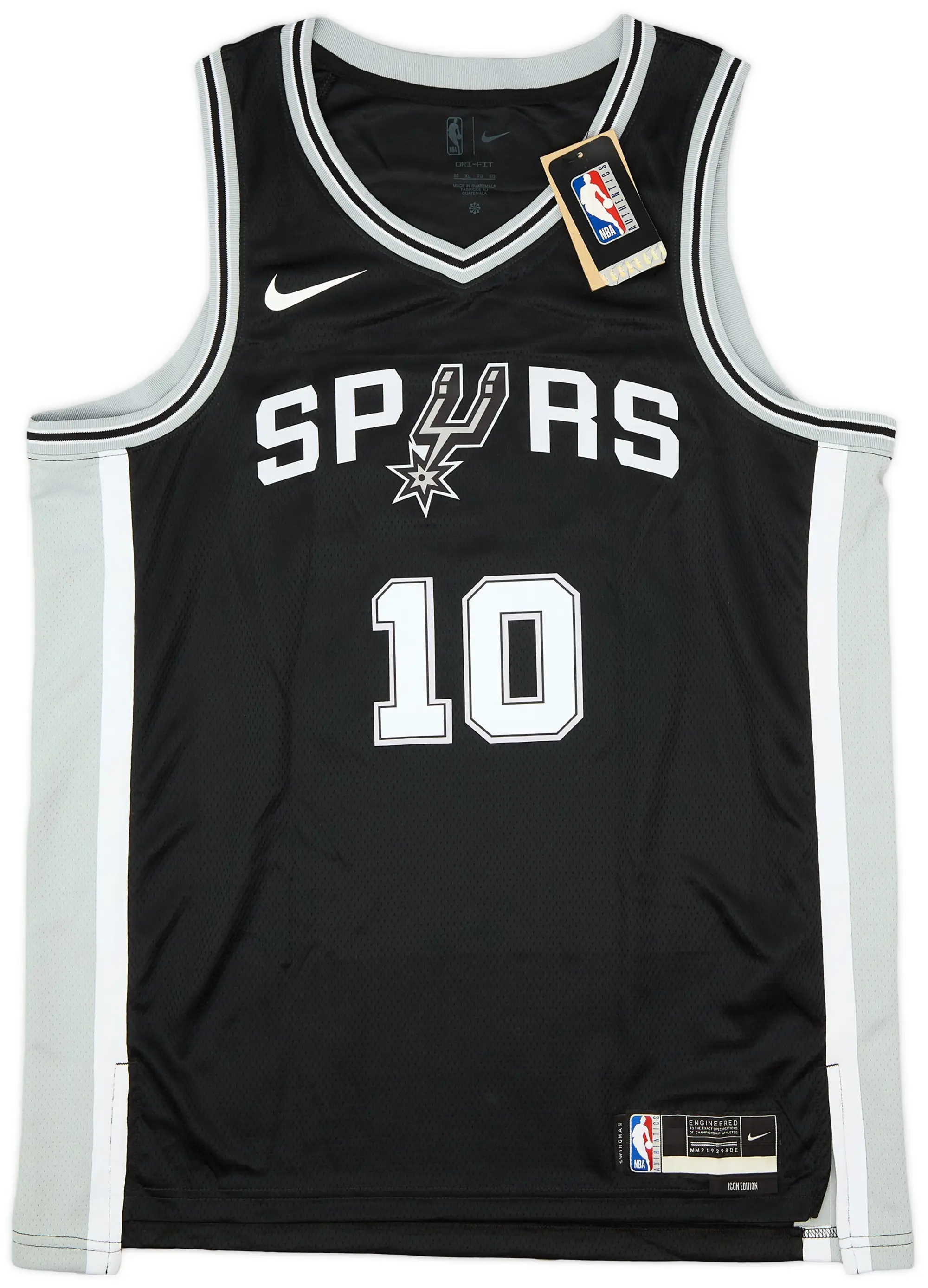 2022-24 San Antonio Spurs Sochan #10 Nike Swingman Away Jersey (XL)