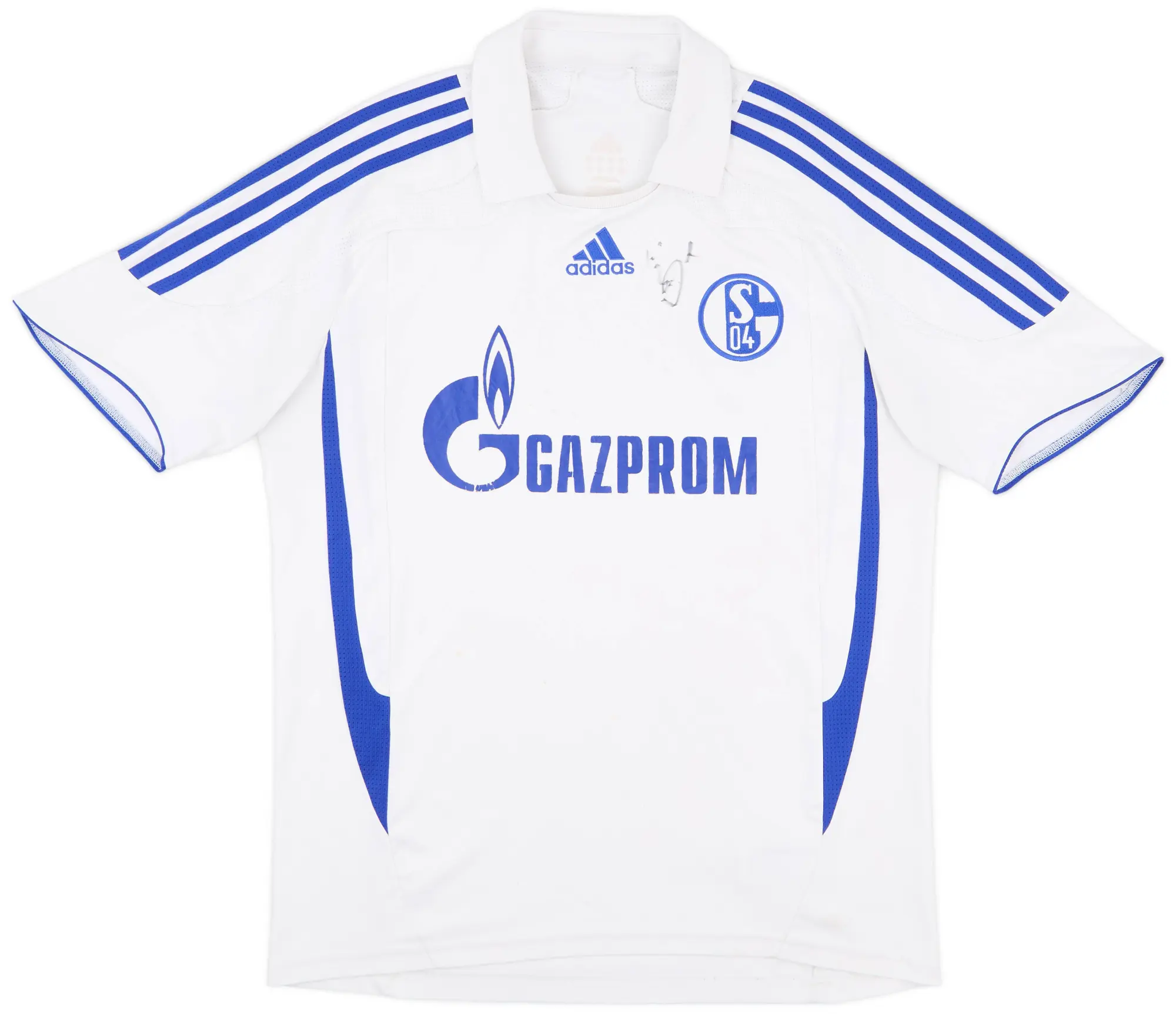 adidas 2007-08 Schalke Signed Away Shirt - 6/10 - (M)
