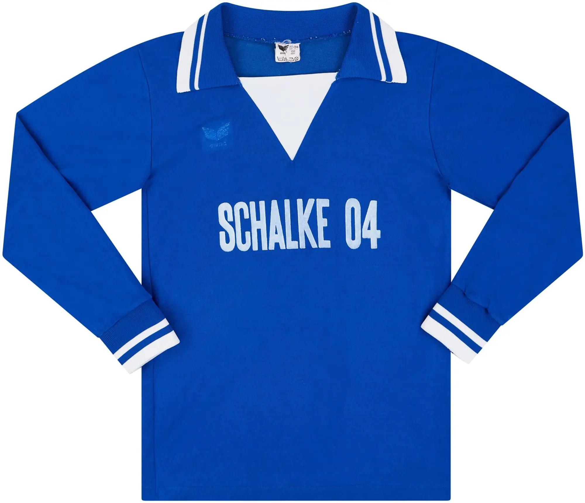 1977-78 Schalke Home L/S Shirt - 6/10 - (S)
