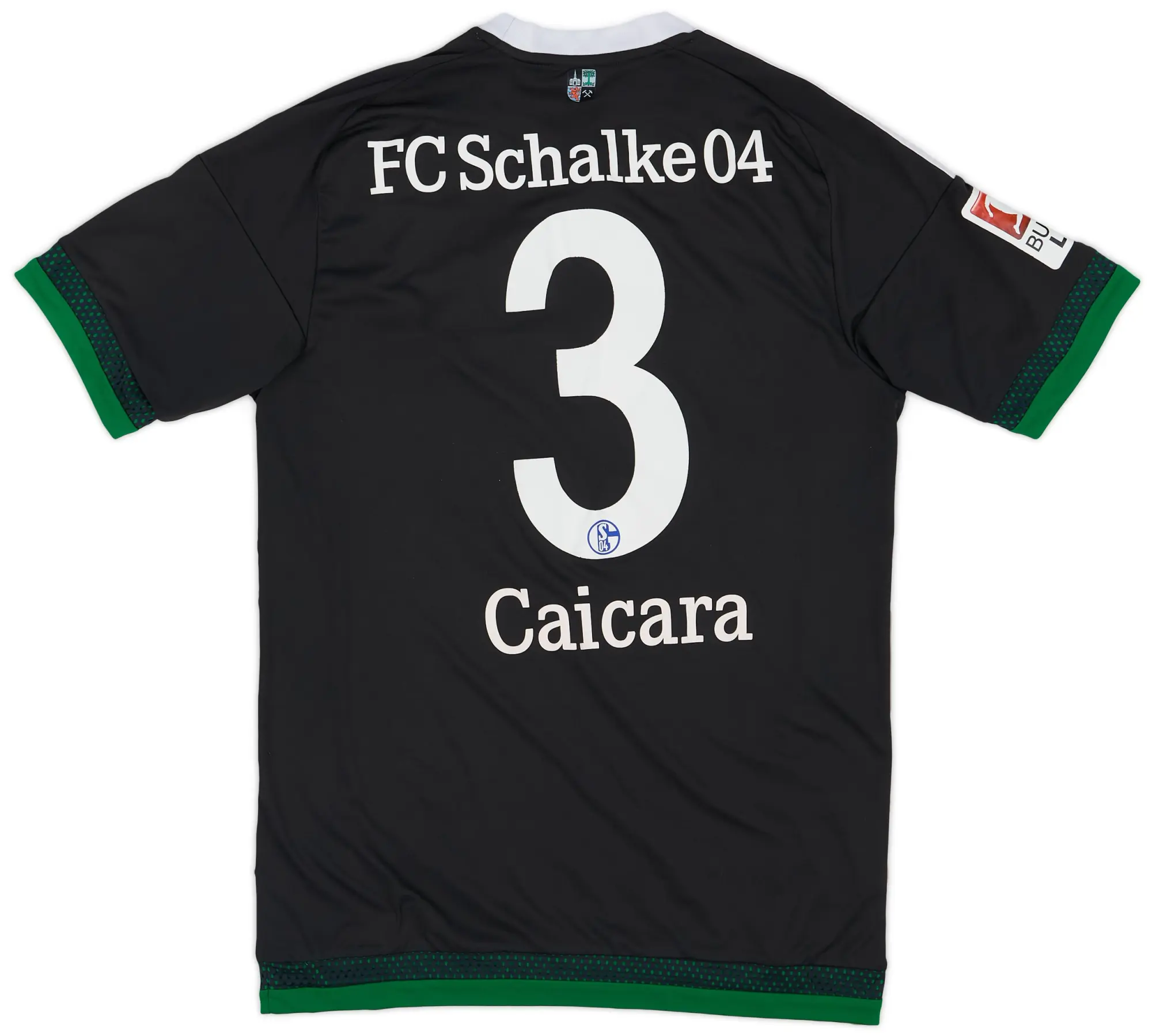 adidas 2015-17 Schalke Third Shirt Caicara #3 - 6/10 - (S)