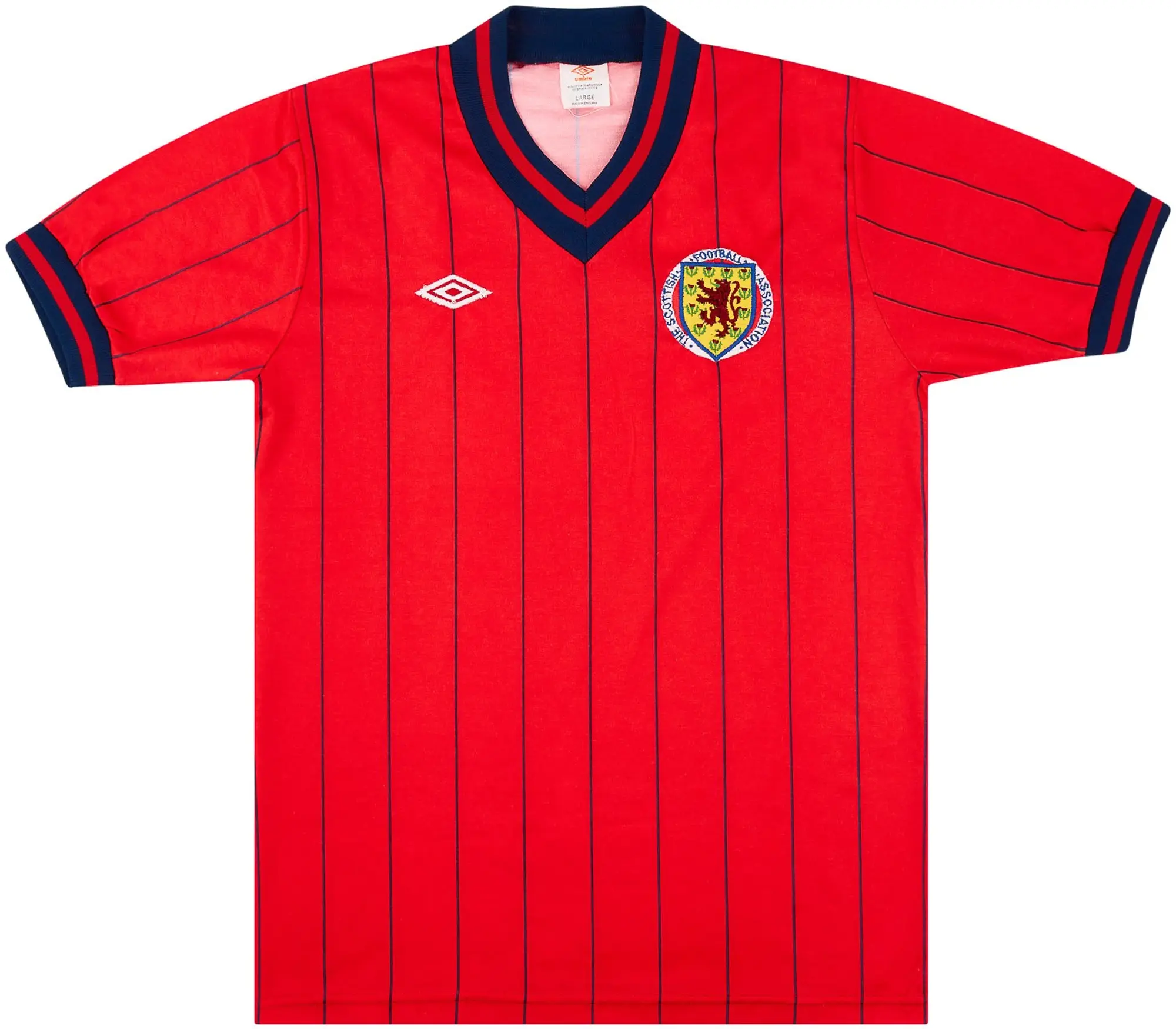 Umbro 1982-85 Scotland Match Issue Away Shirt #13 (Stewart)