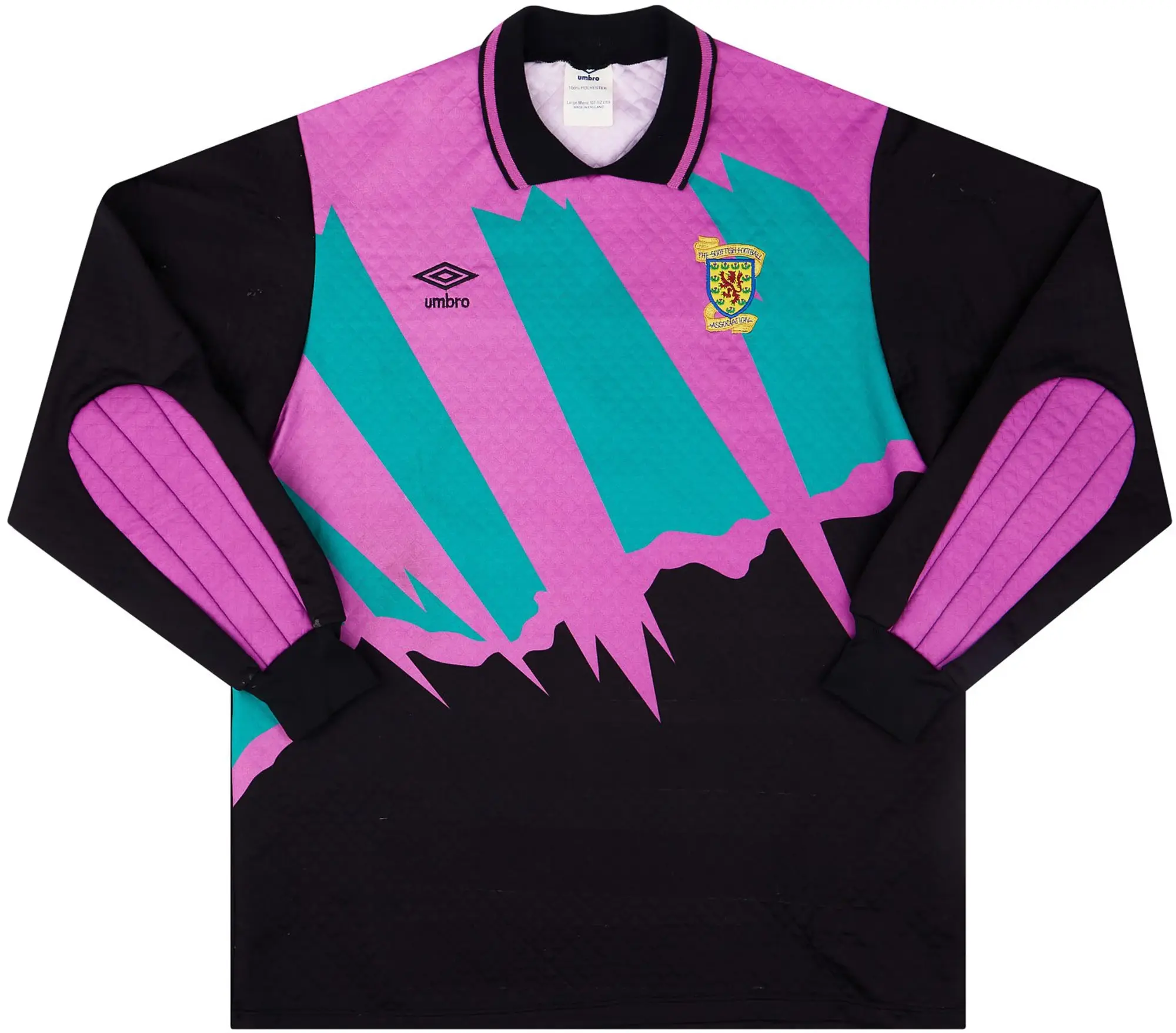 Umbro 1992 Scotland Match Issue GK Shirt #1 (Gunn)