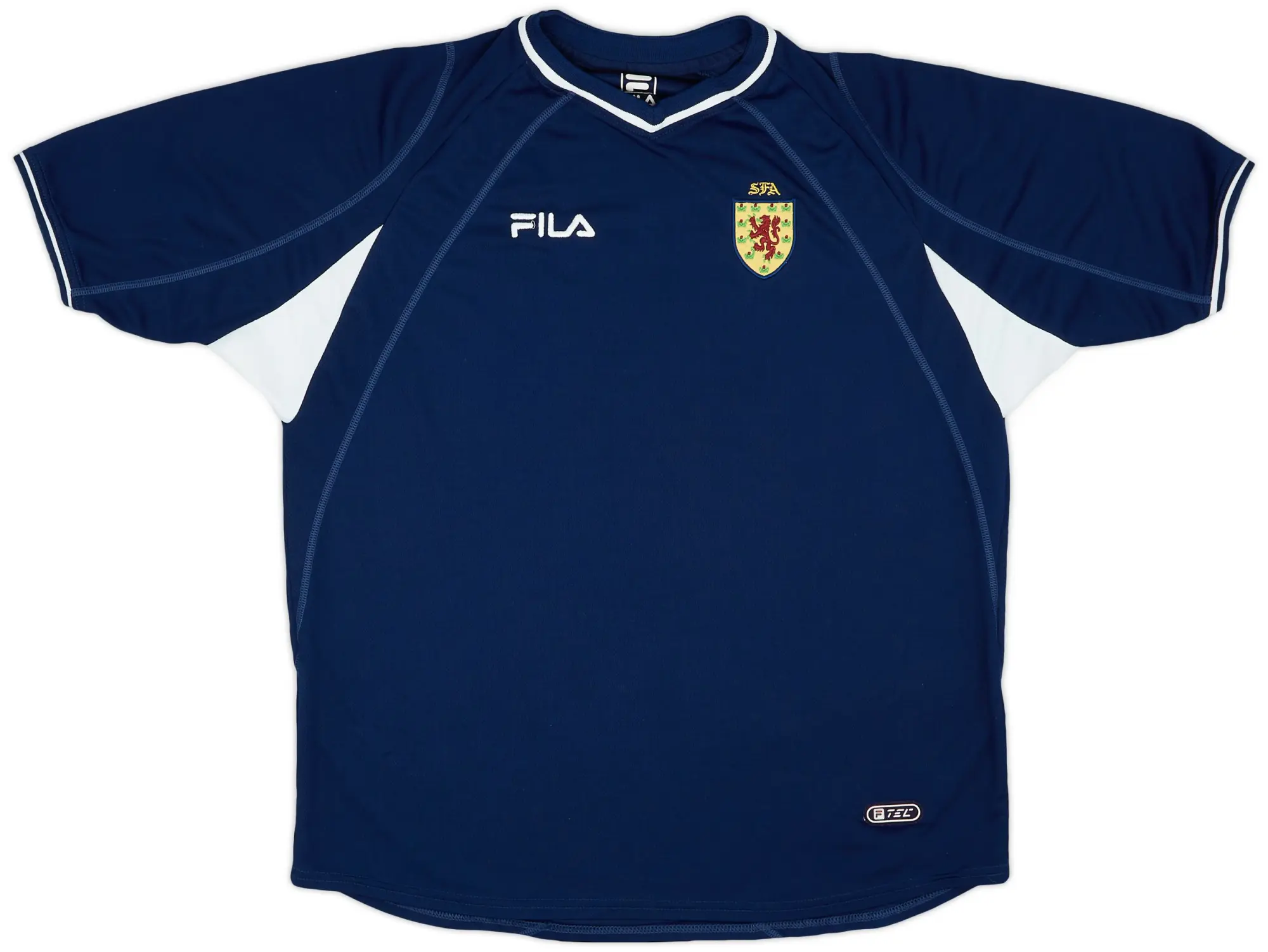 Fila 2000-02 Scotland Home Shirt - 9/10 - (XL)