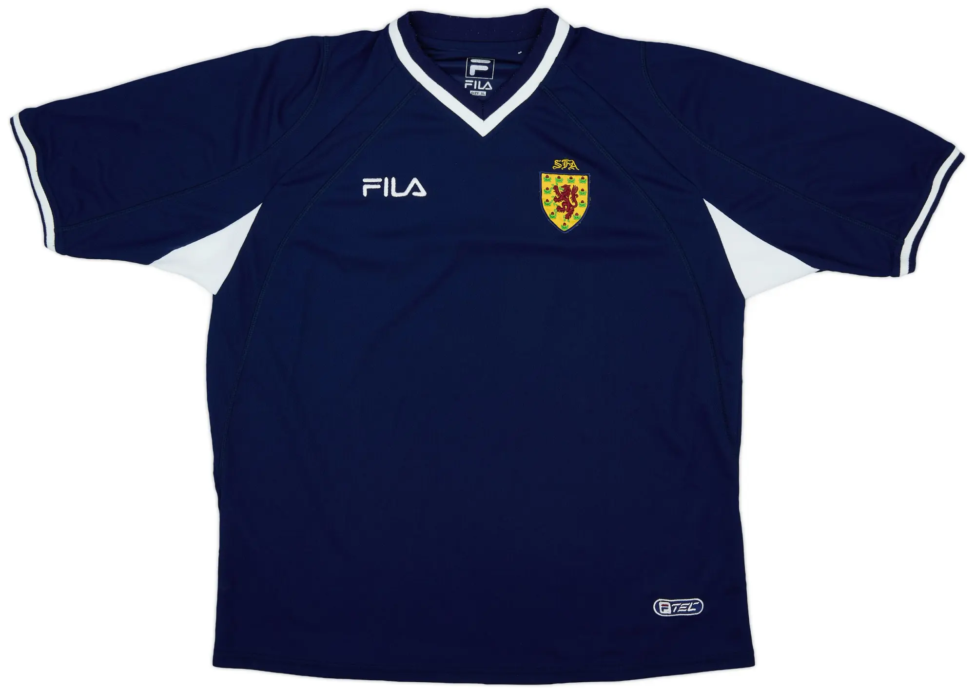 Fila 2000-02 Scotland Home Shirt - 9/10 - (XL)