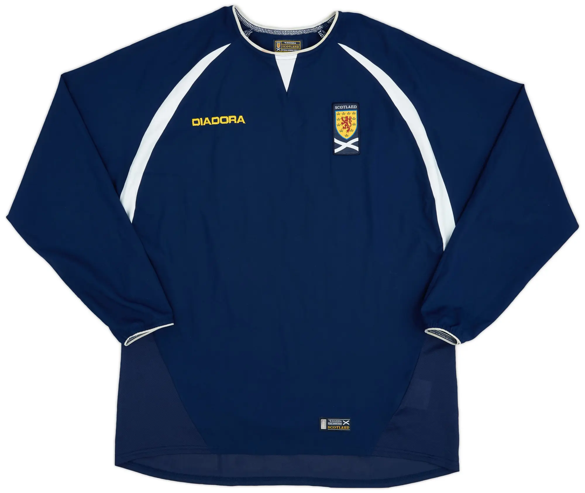 Diadora 2003-05 Scotland Home L/S Shirt - 9/10 - (L)
