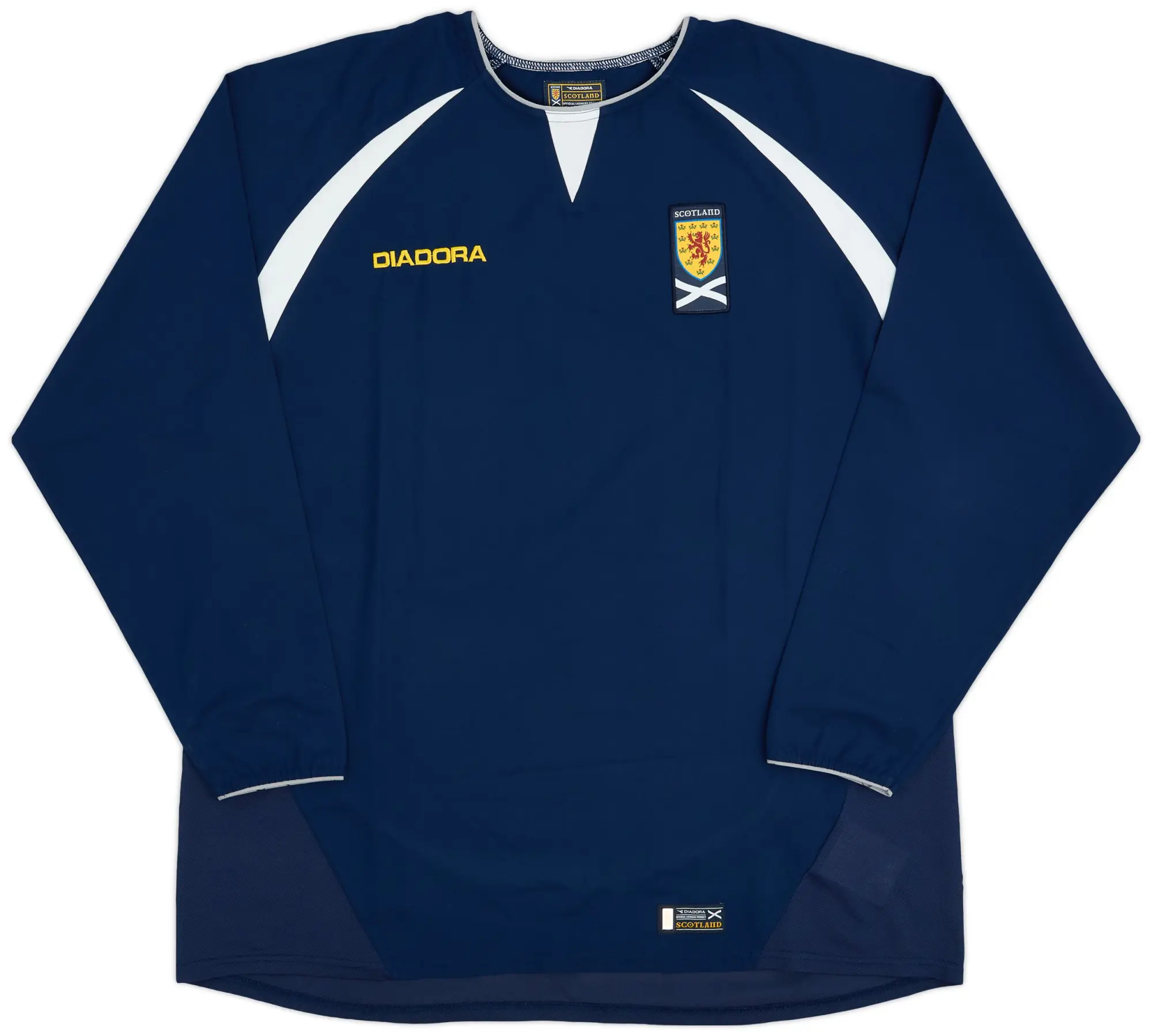 Diadora 2003-05 Scotland Home L/S Shirt - 9/10 - (XL)
