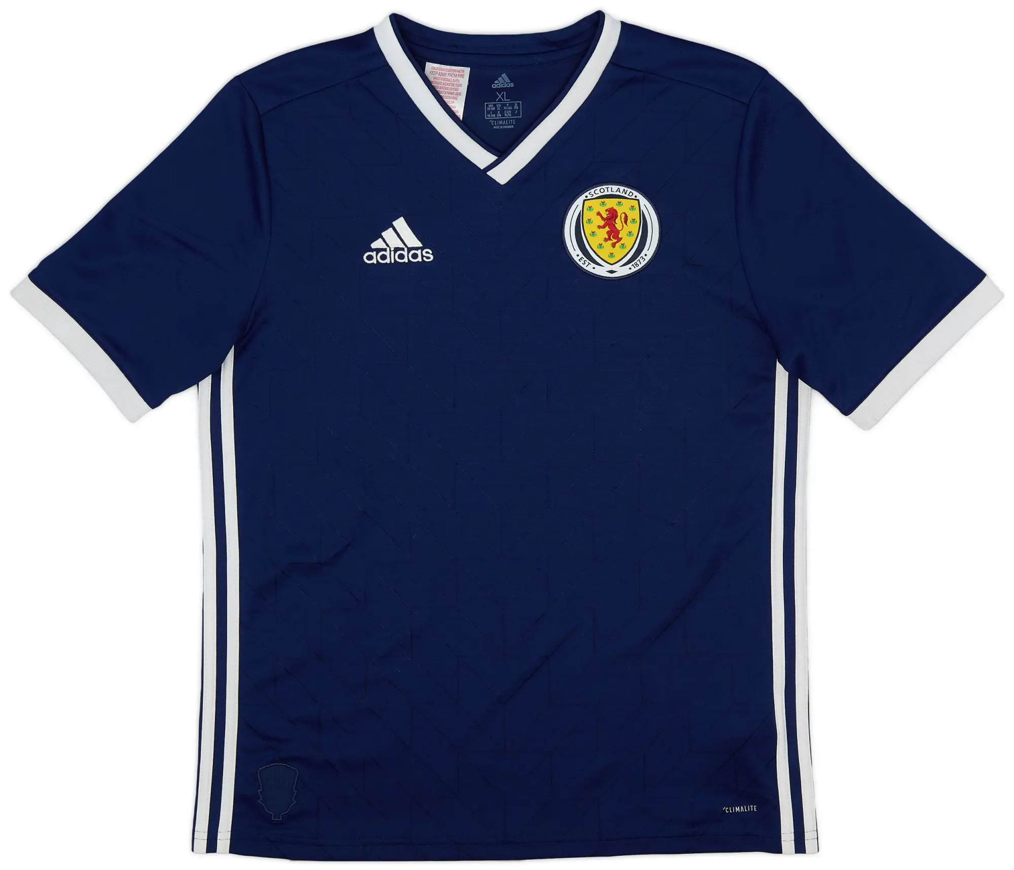 adidas 2017-19 Scotland Home Shirt - 8/10 - (XL.Boys)