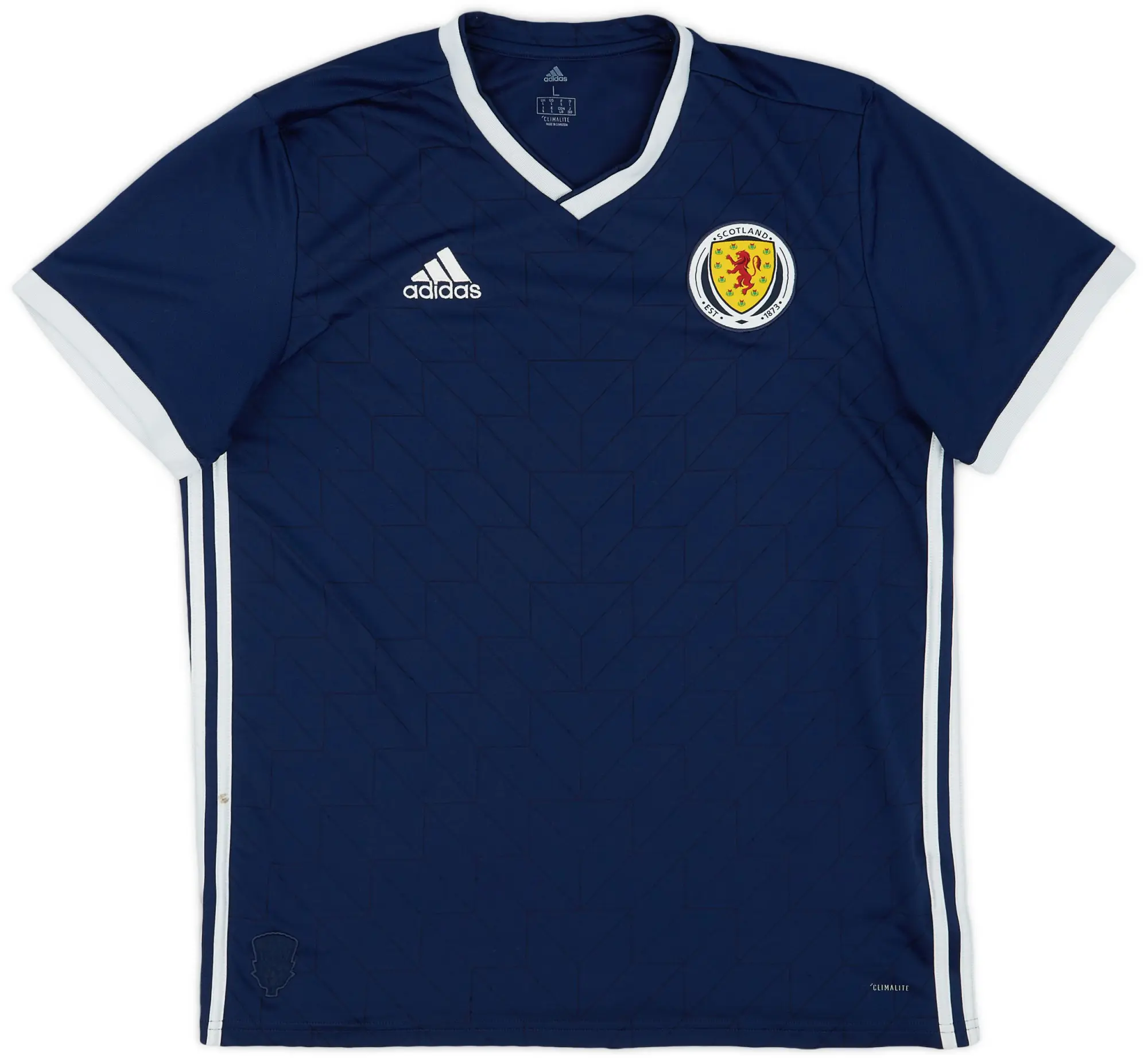 adidas 2017-19 Scotland Home Shirt - 9/10 - (L)