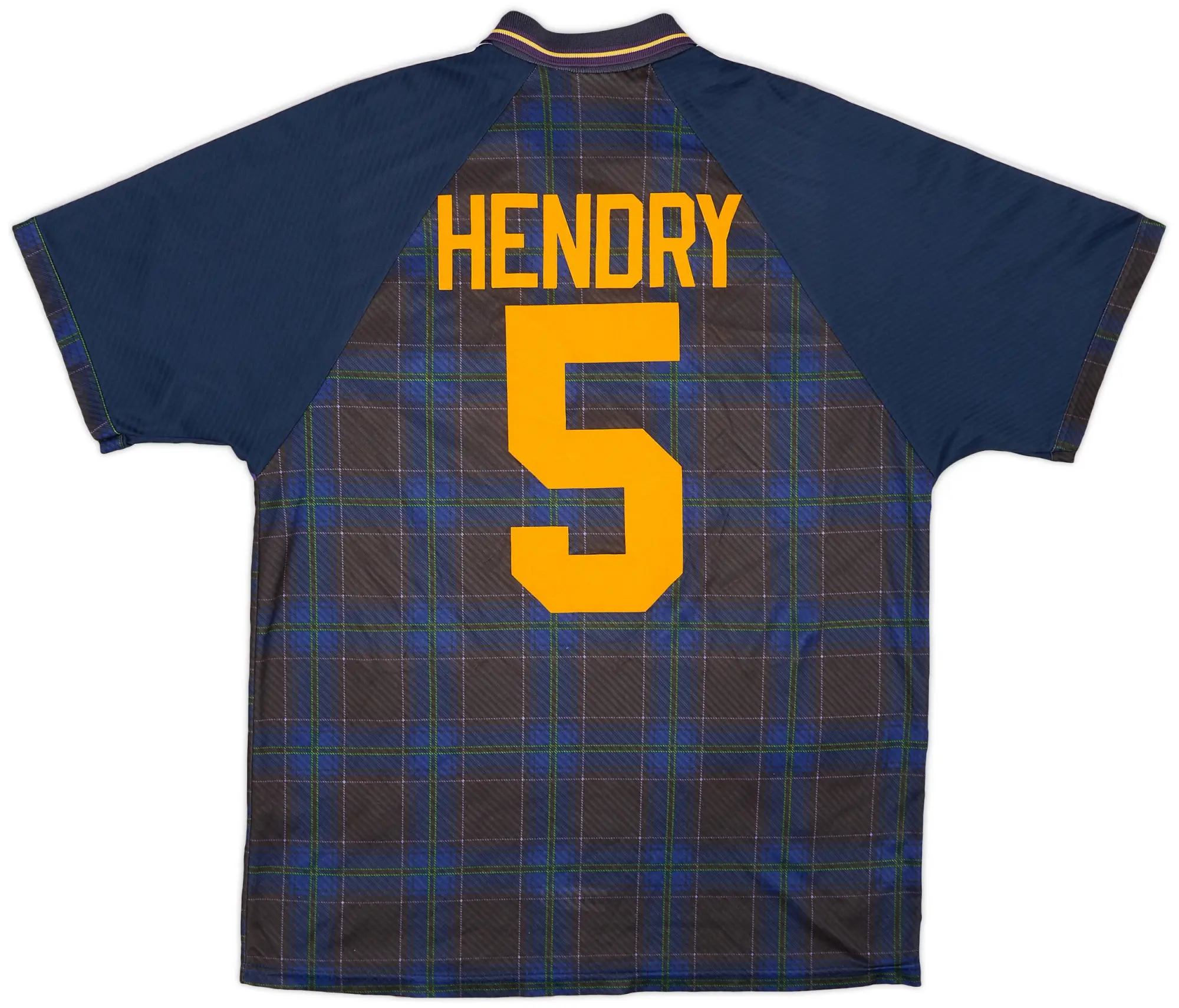 Umbro 1994-96 Scotland Home Shirt Hendry #5 - 8/10 - (XL)