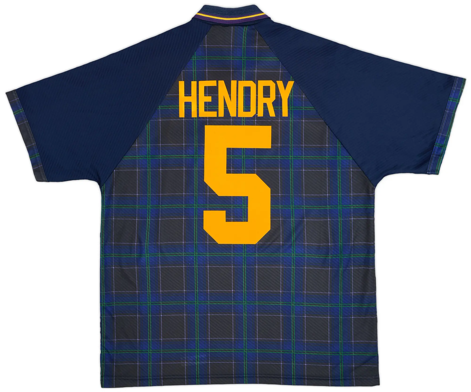 Umbro 1994-96 Scotland Home Shirt Hendry #5 - 9/10 - (XL)