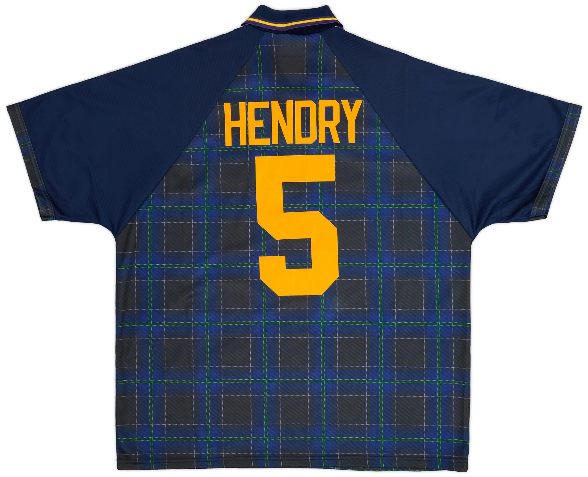 Umbro 1994-96 Scotland Home Shirt Hendry #5 - 9/10 - (XXL)
