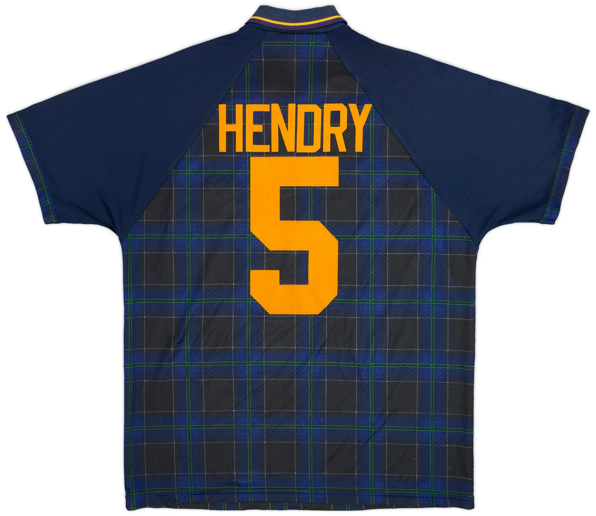 Umbro 1994-96 Scotland Home Shirt Hendry #5 - 9/10 - (XL)