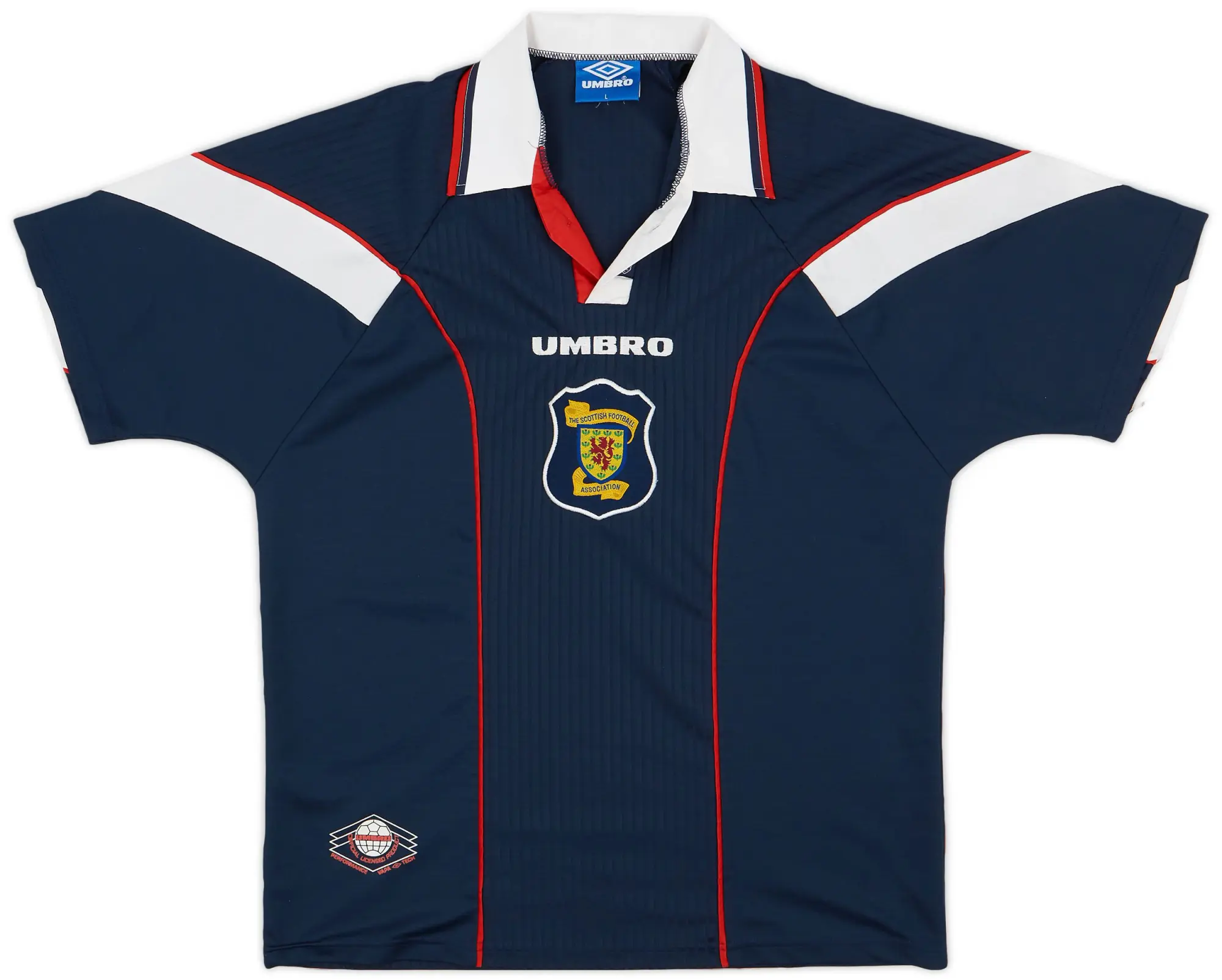 Umbro 1996-98 Scotland Home Shirt - 8/10 - (L)