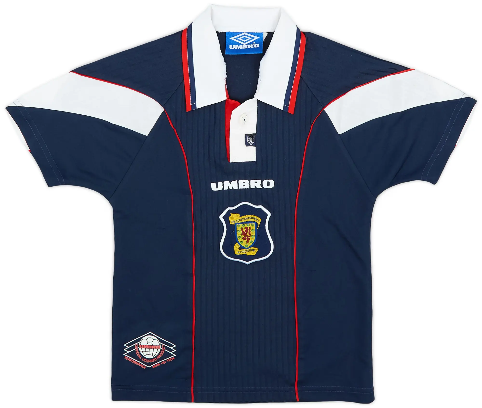 Umbro 1996-98 Scotland Home Shirt - 8/10 - (XS.Boys)