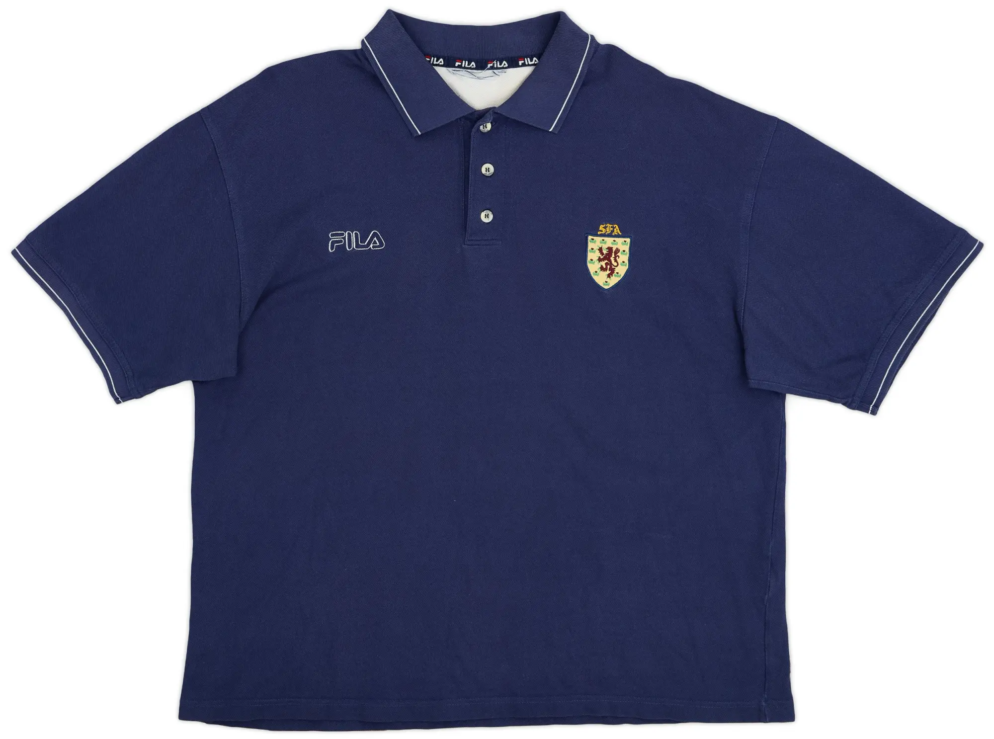 2000-02 Scotland Fila Polo Shirt - 7/10 - (XXL)