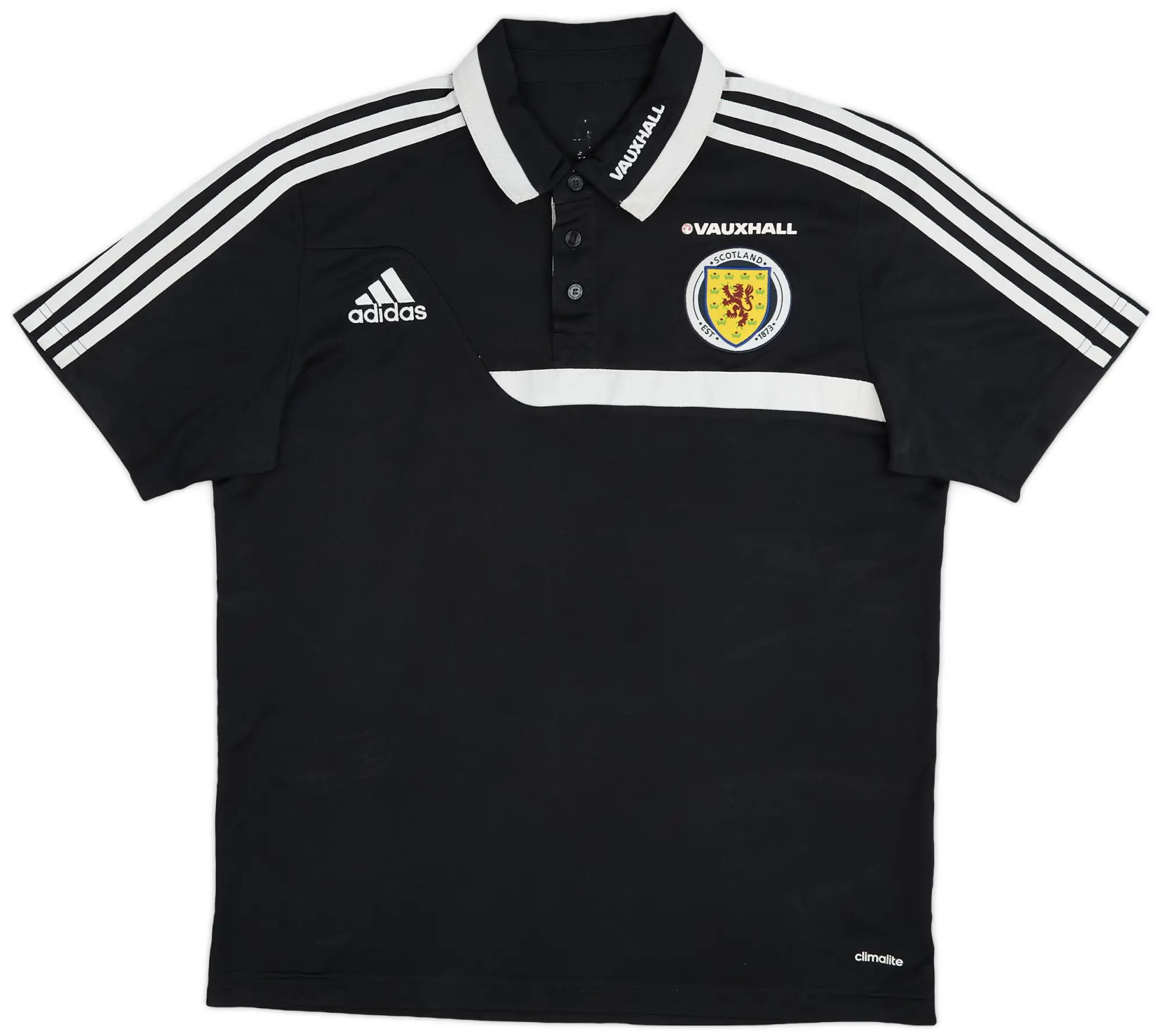 2012-14 Scotland adidas Polo Shirt - 6/10 - (M)