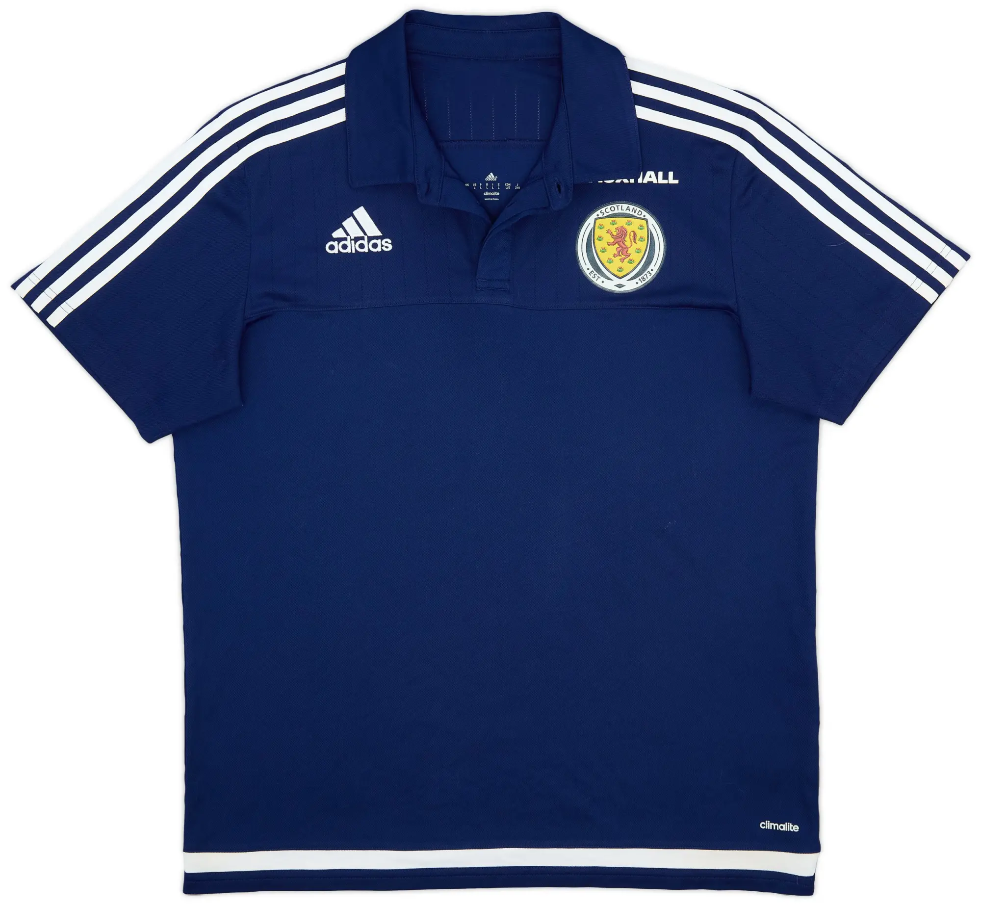 2015-16 Scotland adidas Polo Shirt - 9/10 - (L)