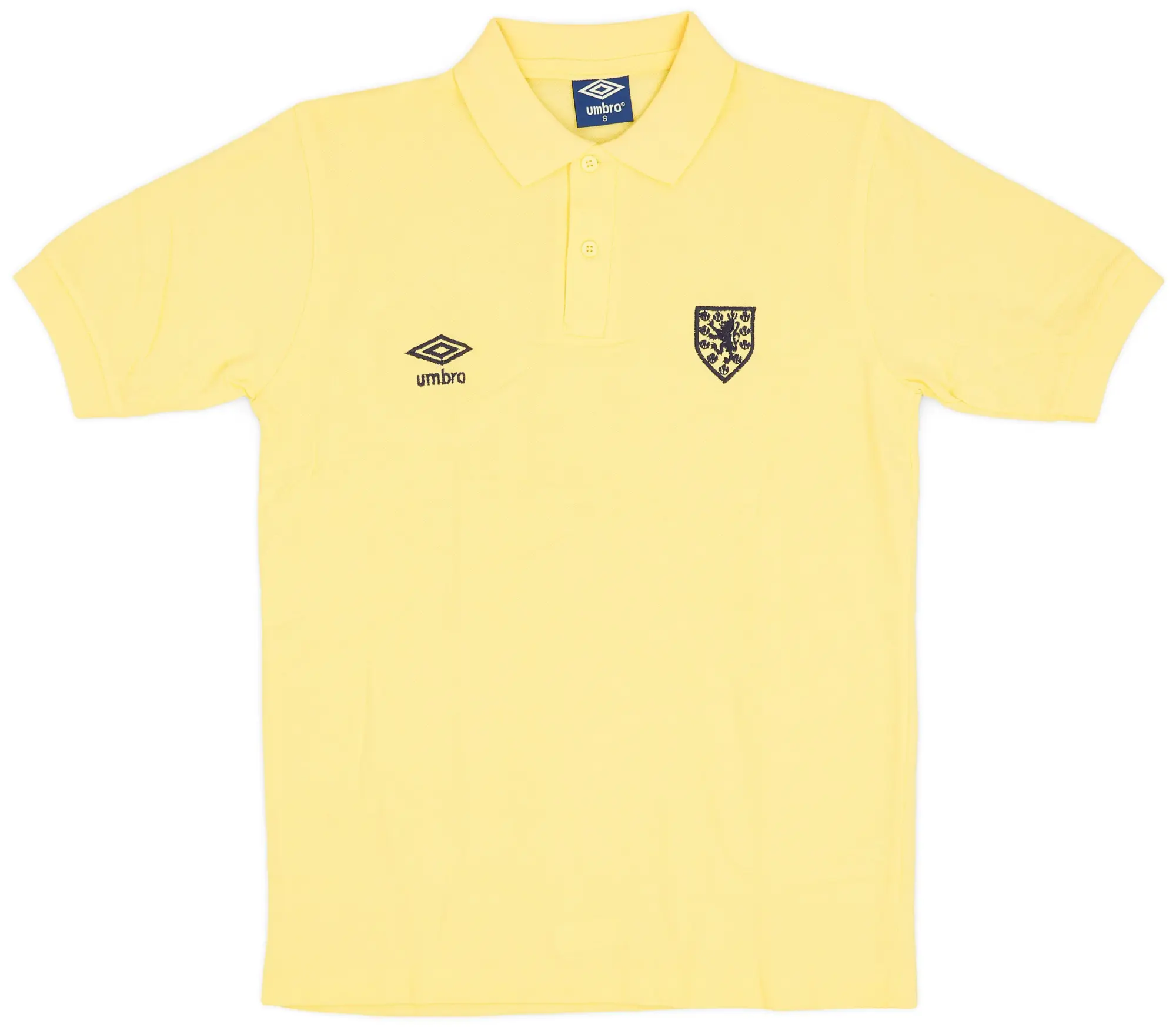 1986-88 Scotland Umbro Polo Shirt - 8/10 - (S)