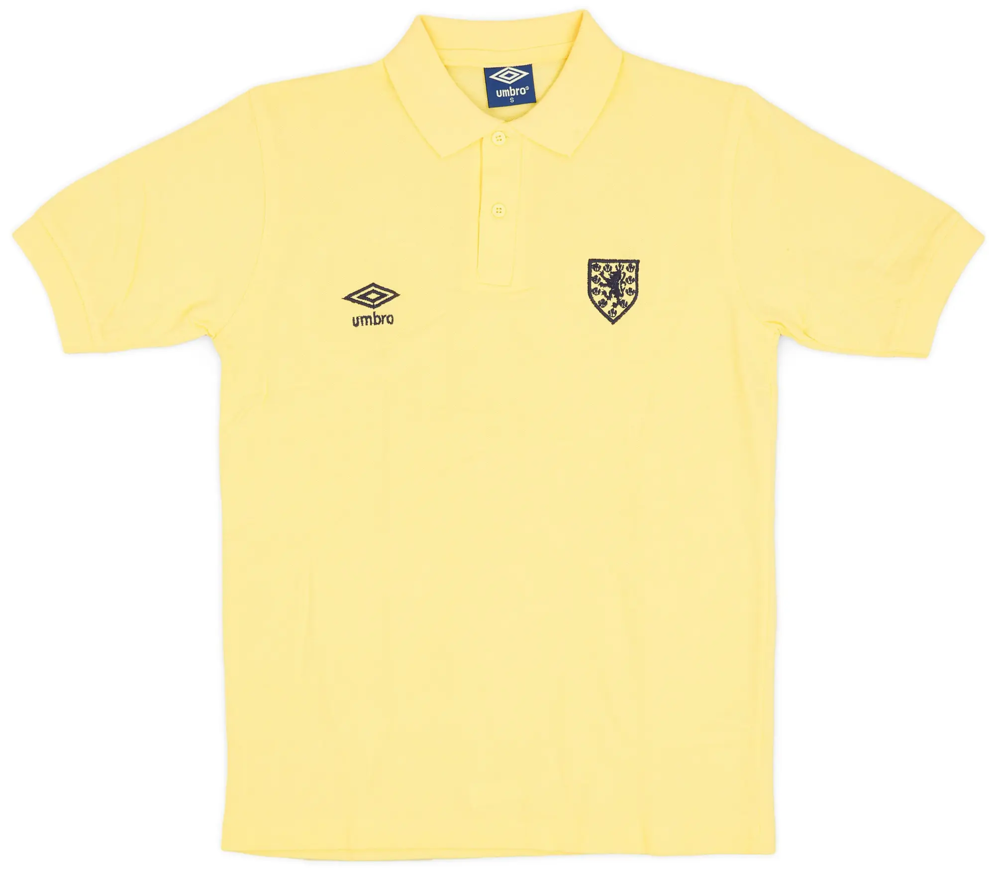 1986-88 Scotland Umbro Polo Shirt - 10/10 - (S)