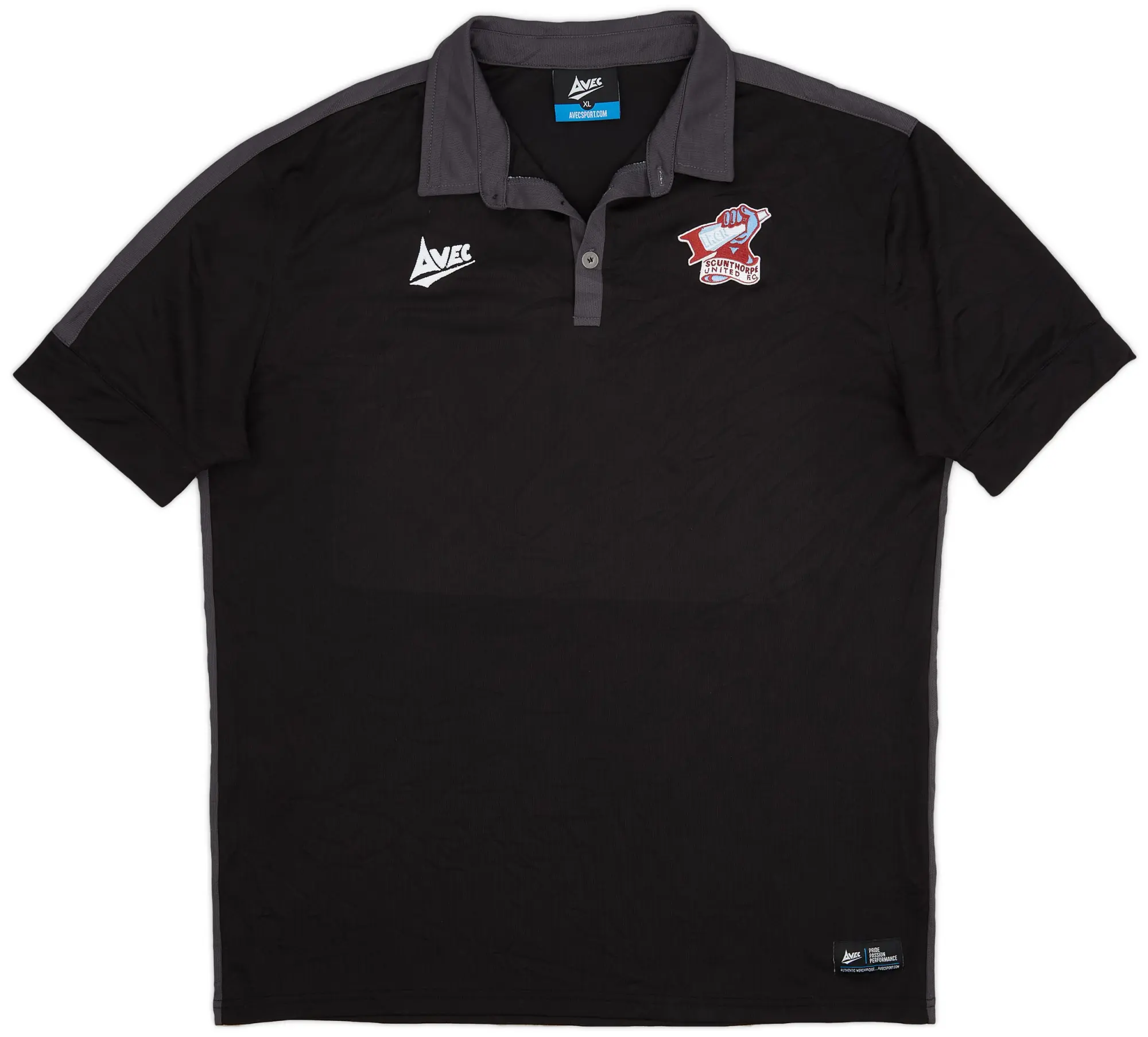 Polo Shirts 2015-16 Scunthorpe Avec Polo Shirt - 9/10 - (XL)