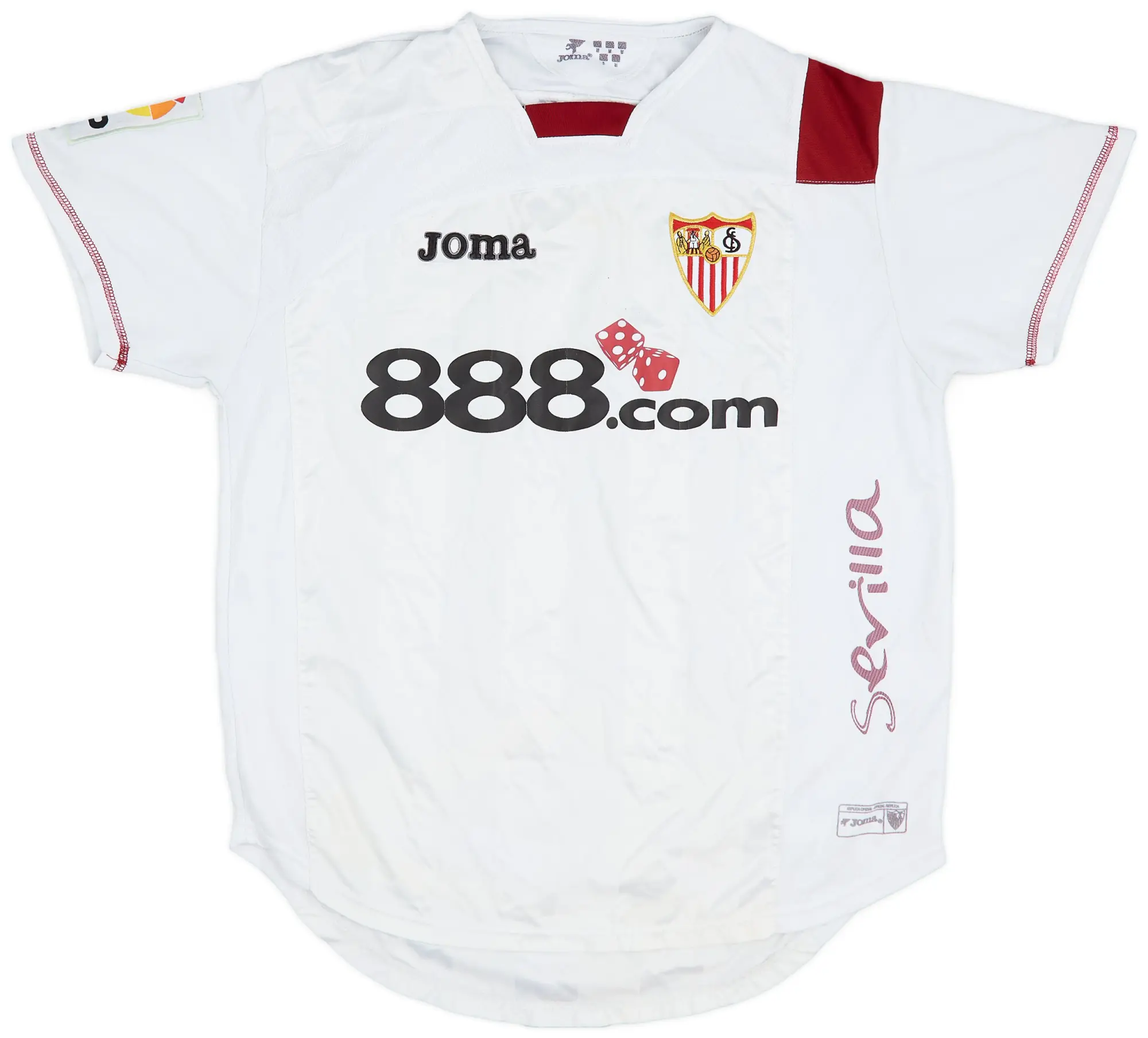Joma 2007-08 Sevilla Home Shirt - 5/10 - (M)