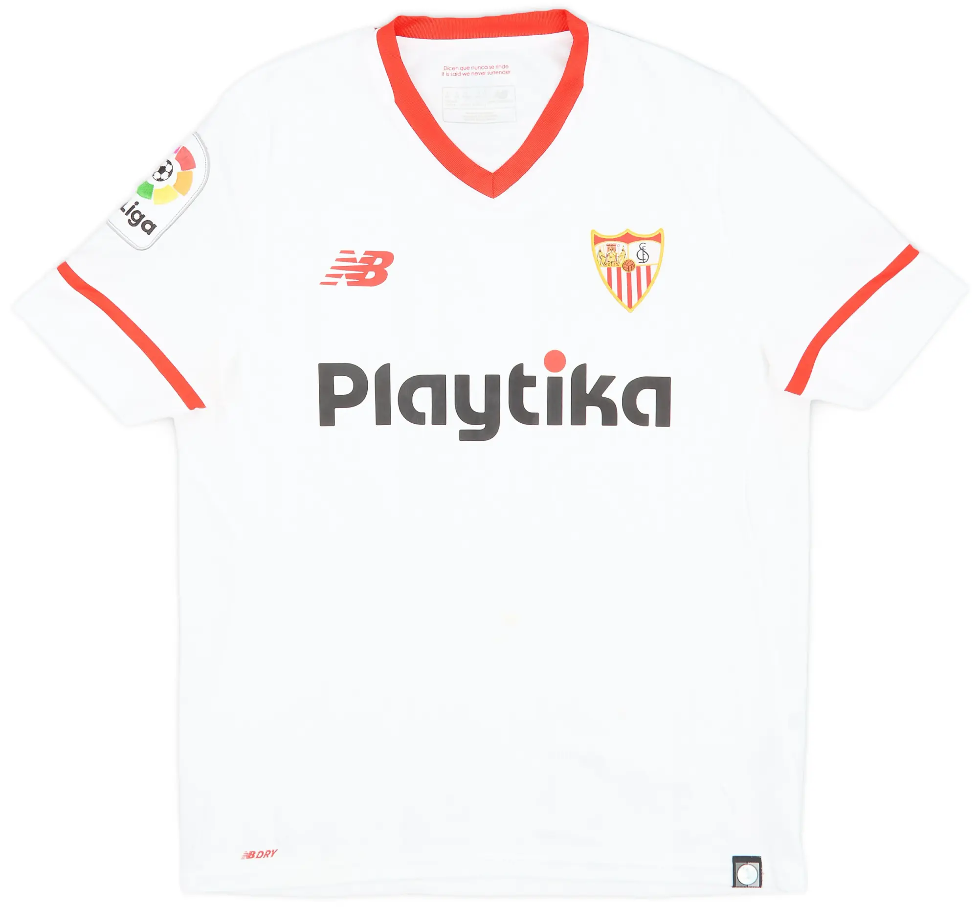 NewBalance 2017-18 Sevilla Home Shirt #10 - 7/10 - (S)