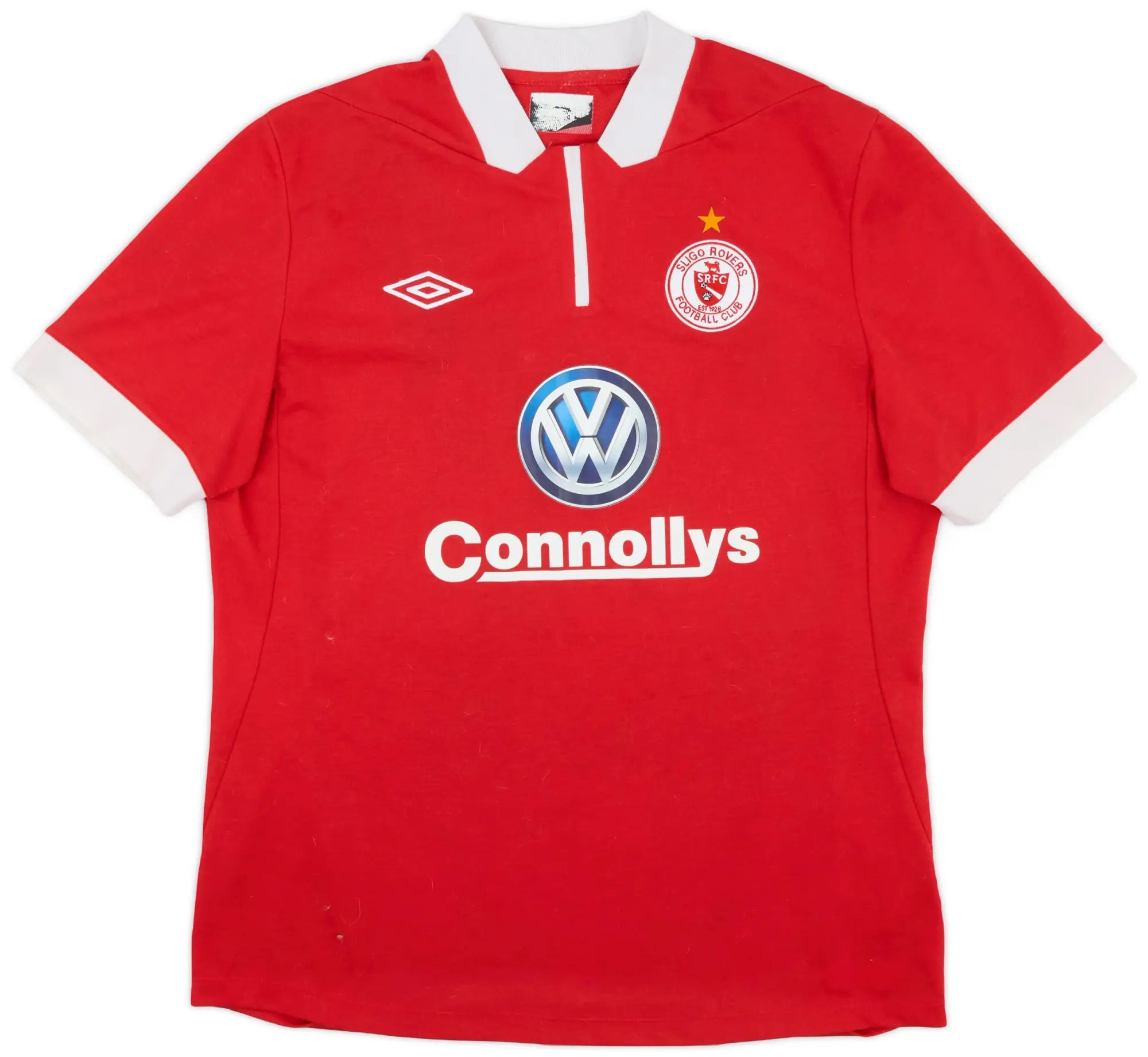 Umbro 2013-14 Sligo Rovers Home Shirt - 6/10 - (L)