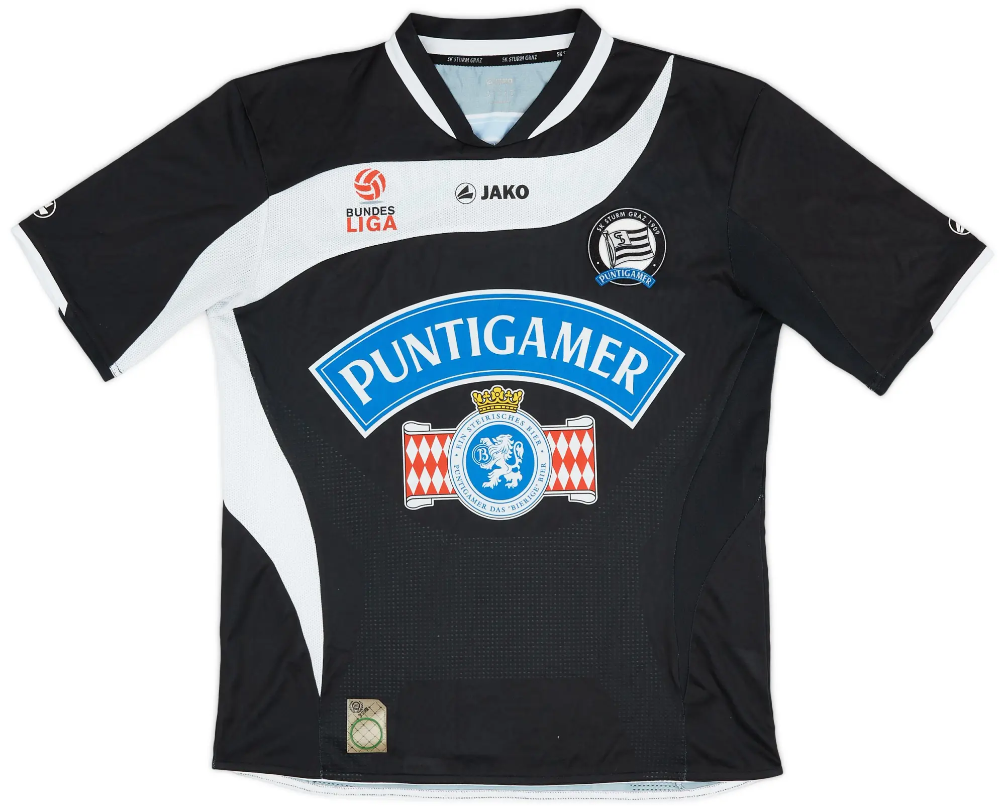 Jako 2010-11 Sturm Graz Home Shirt - 8/10 - (S)