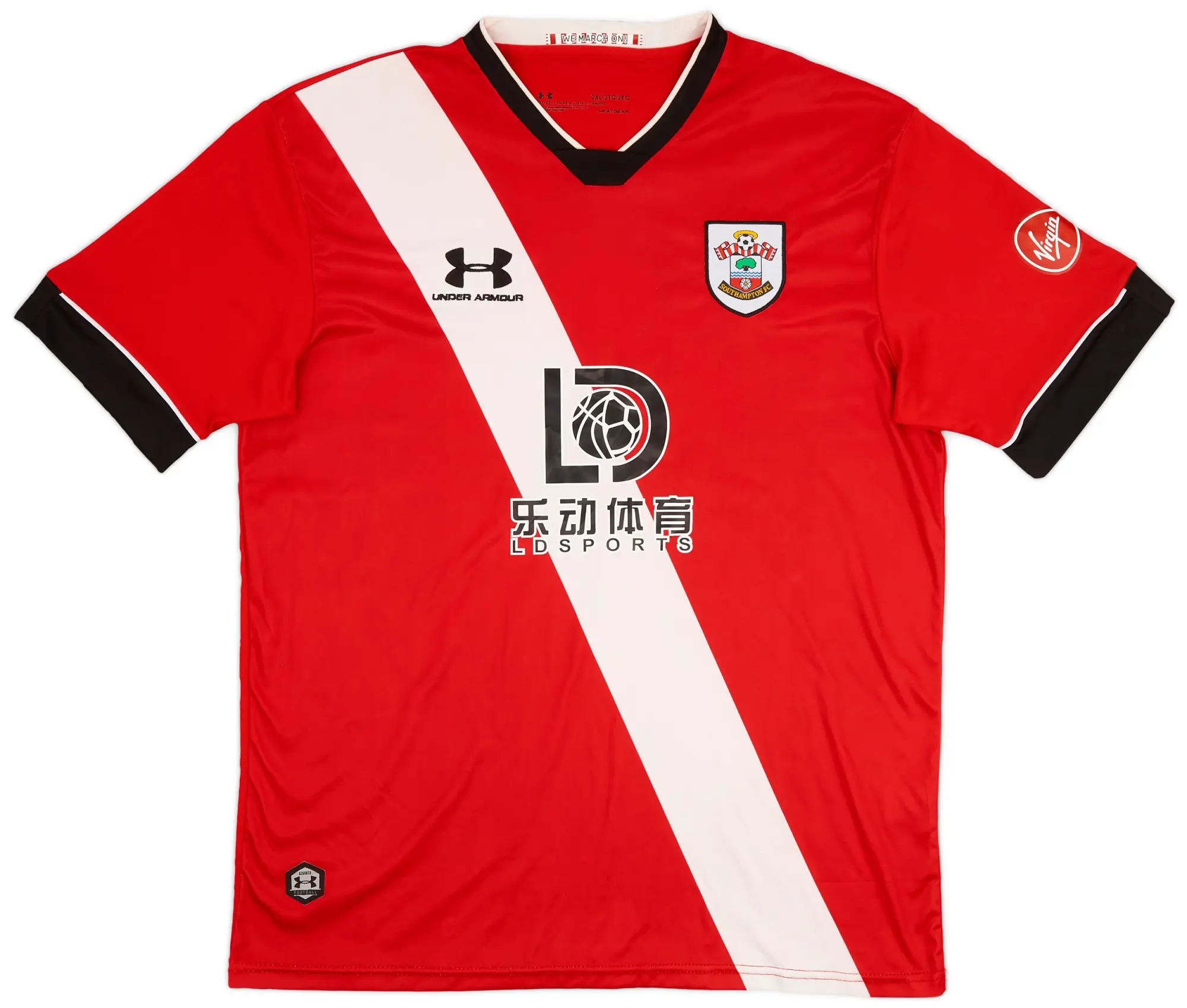 Under Armour 2020-21 Southampton Home Shirt - 8/10 - (XXL)