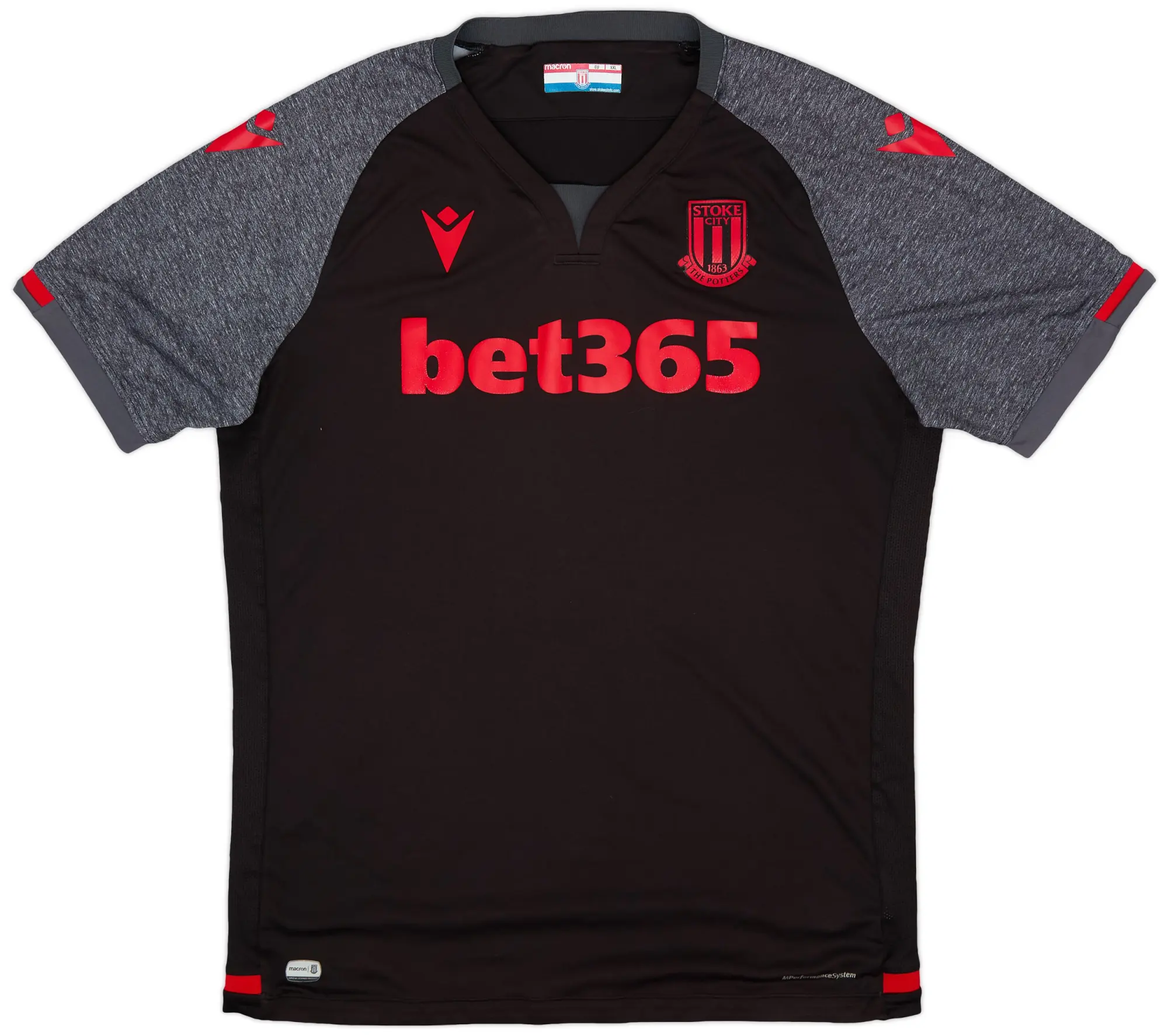 Macron 2019-20 Stoke City Away Shirt - 8/10 - (XXL)