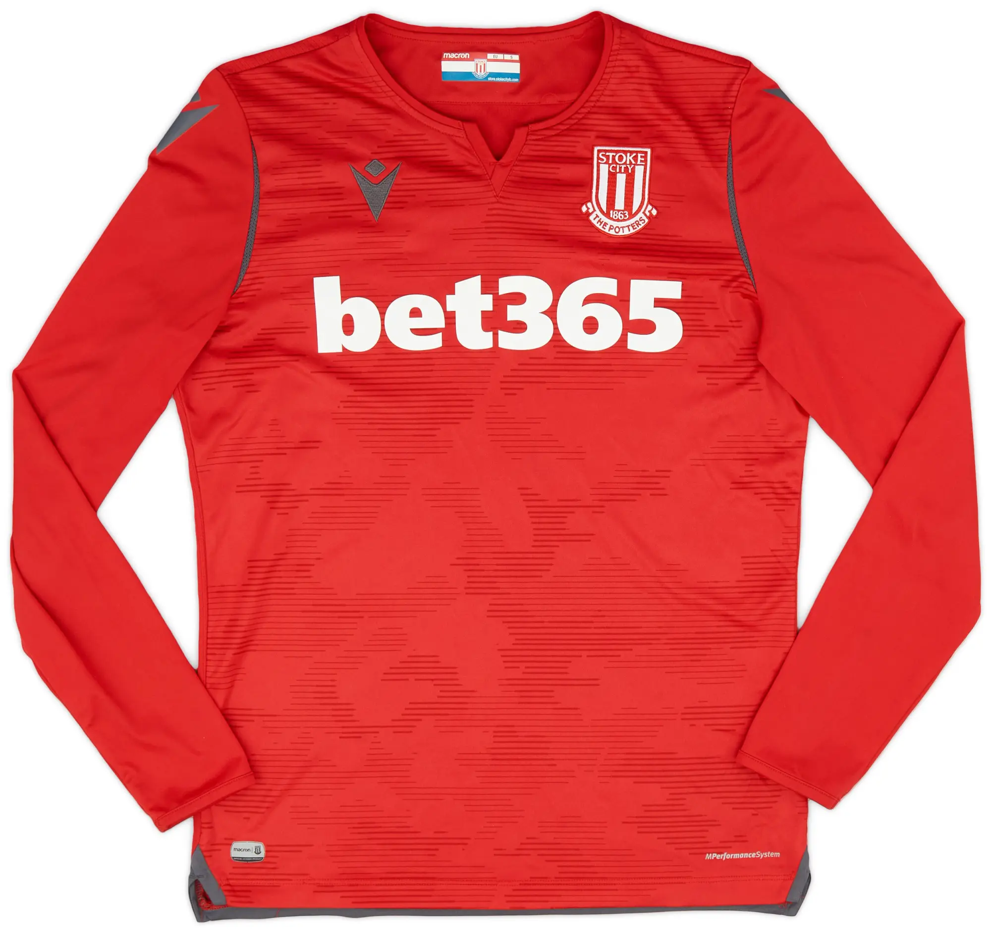 2019-20 Stoke City GK Shirt - 9/10 - (S)